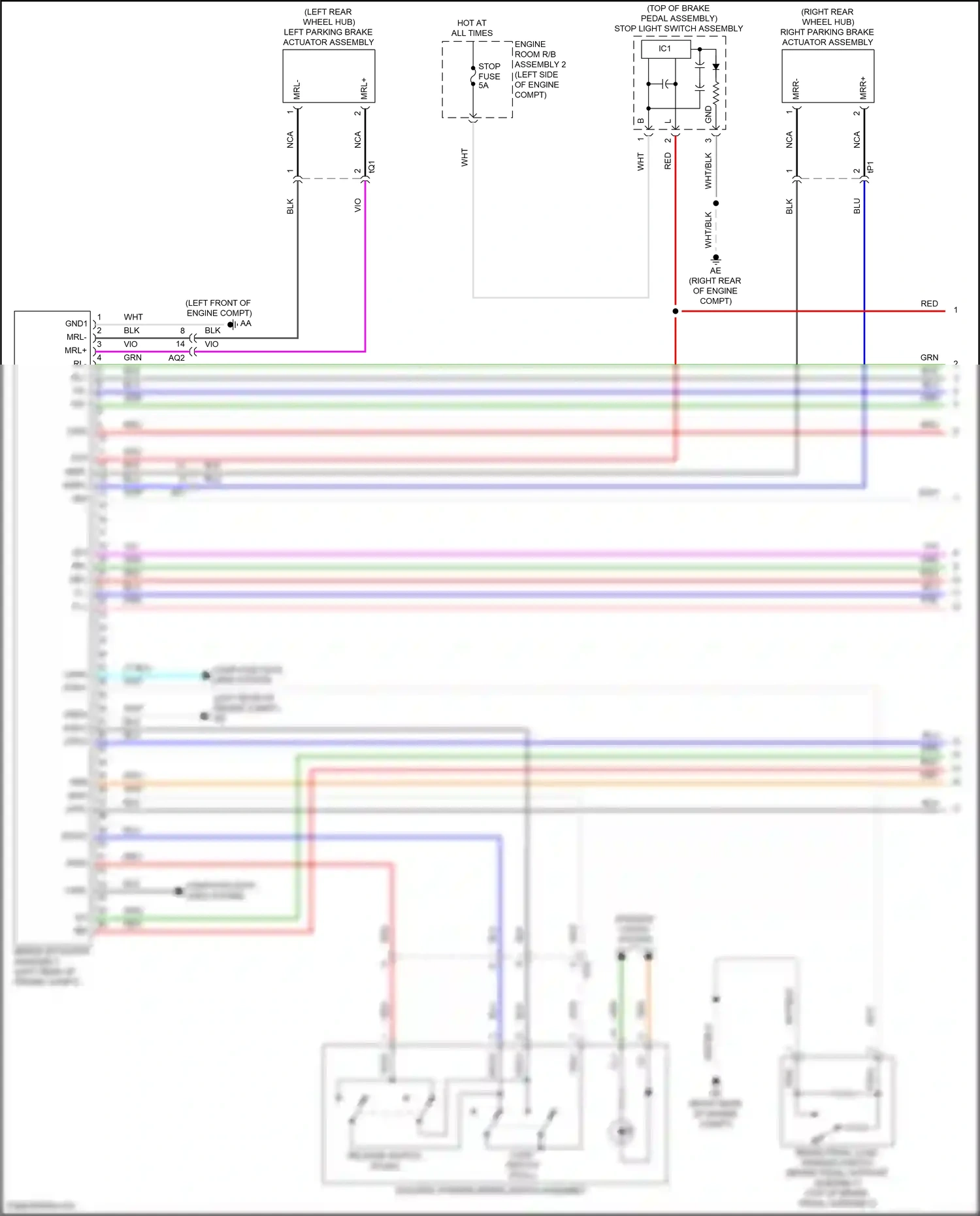 Wiring diagram blu for Lexus IS III facelift 2 (2020-2024) (11 of 140)