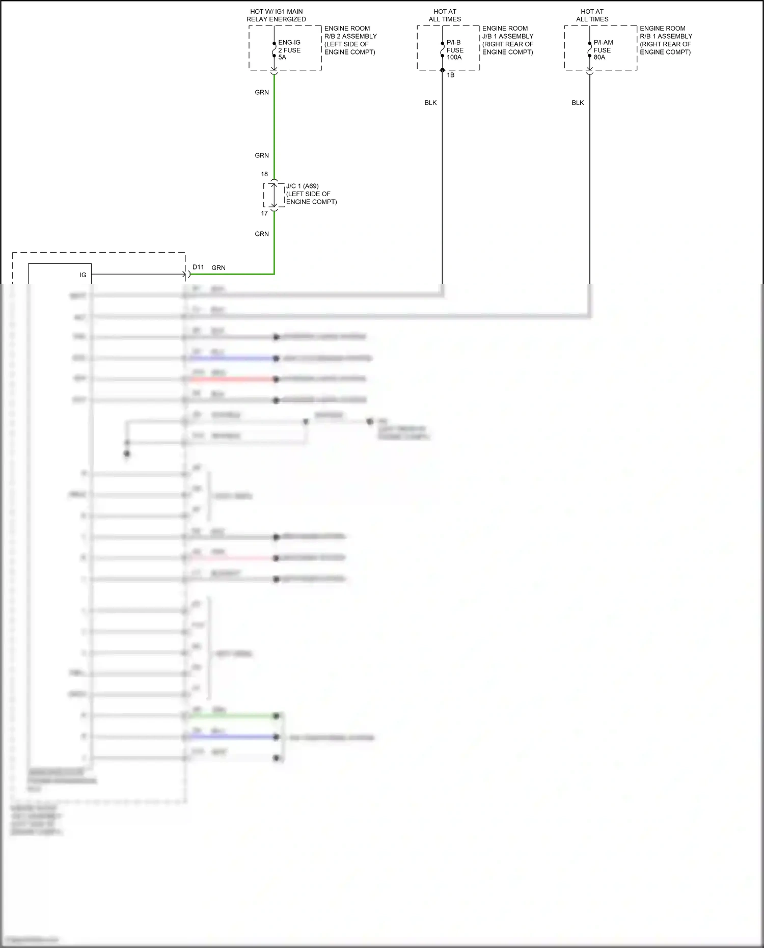 Wiring diagram blu for Lexus IS III facelift 2 (2020-2024) (30 of 140)