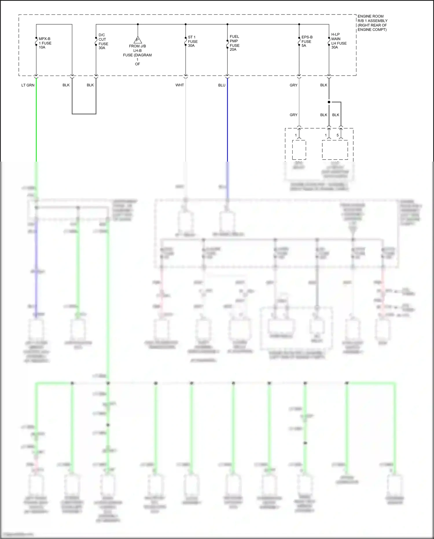 Wiring diagram blu for Lexus IS III facelift 2 (2020-2024) (75 of 140)