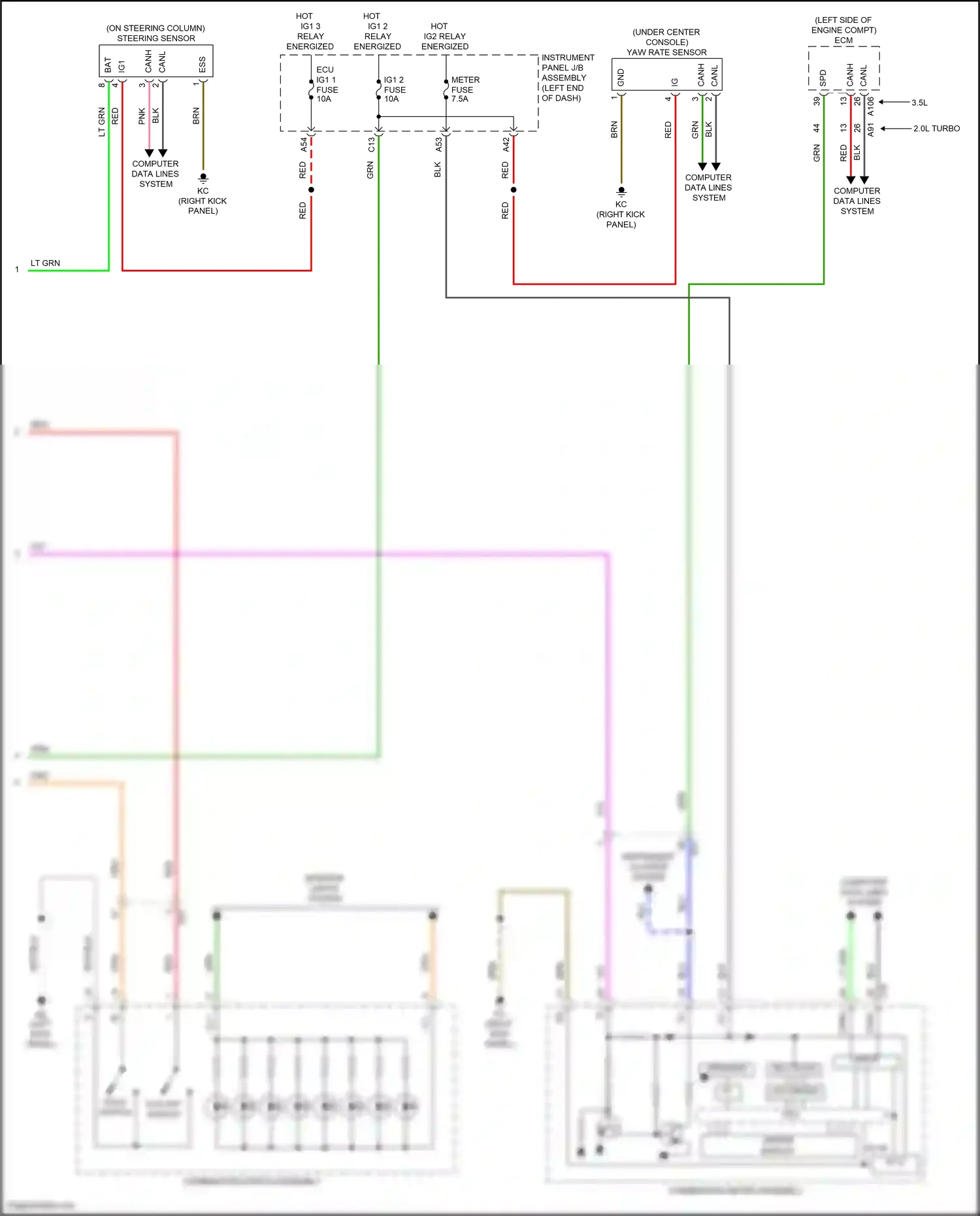 Wiring diagram blu for Lexus IS III facelift 2 (2020-2024) (13 of 140)