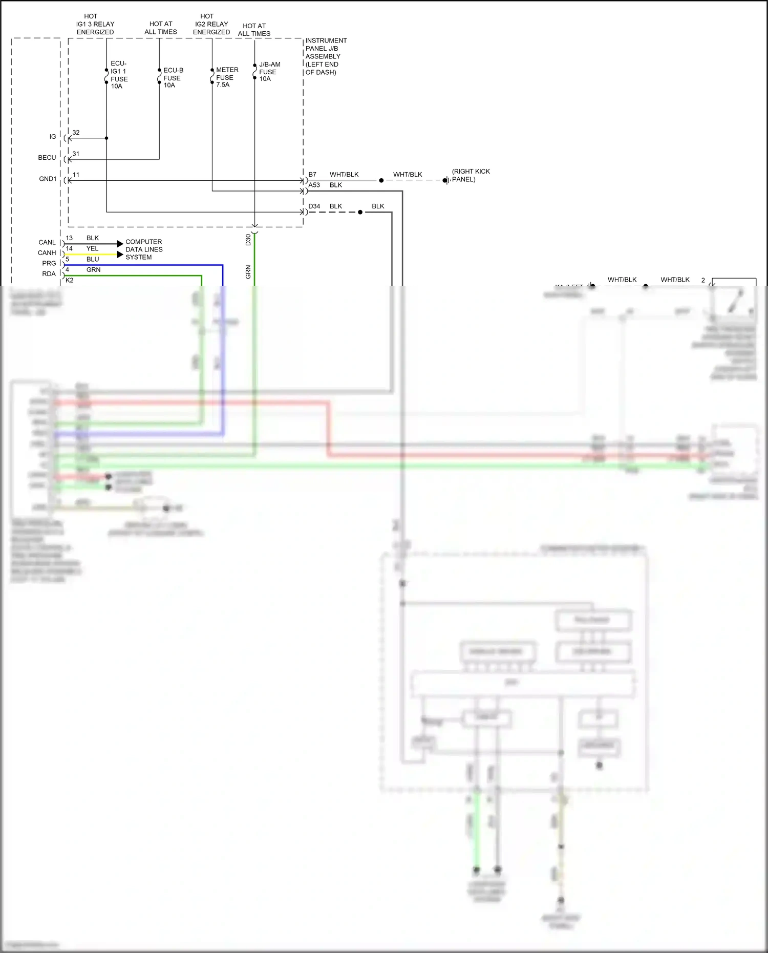 Wiring diagram computer data lines system for Lexus IS III facelift 2 (2020-2024) (60 of 84)