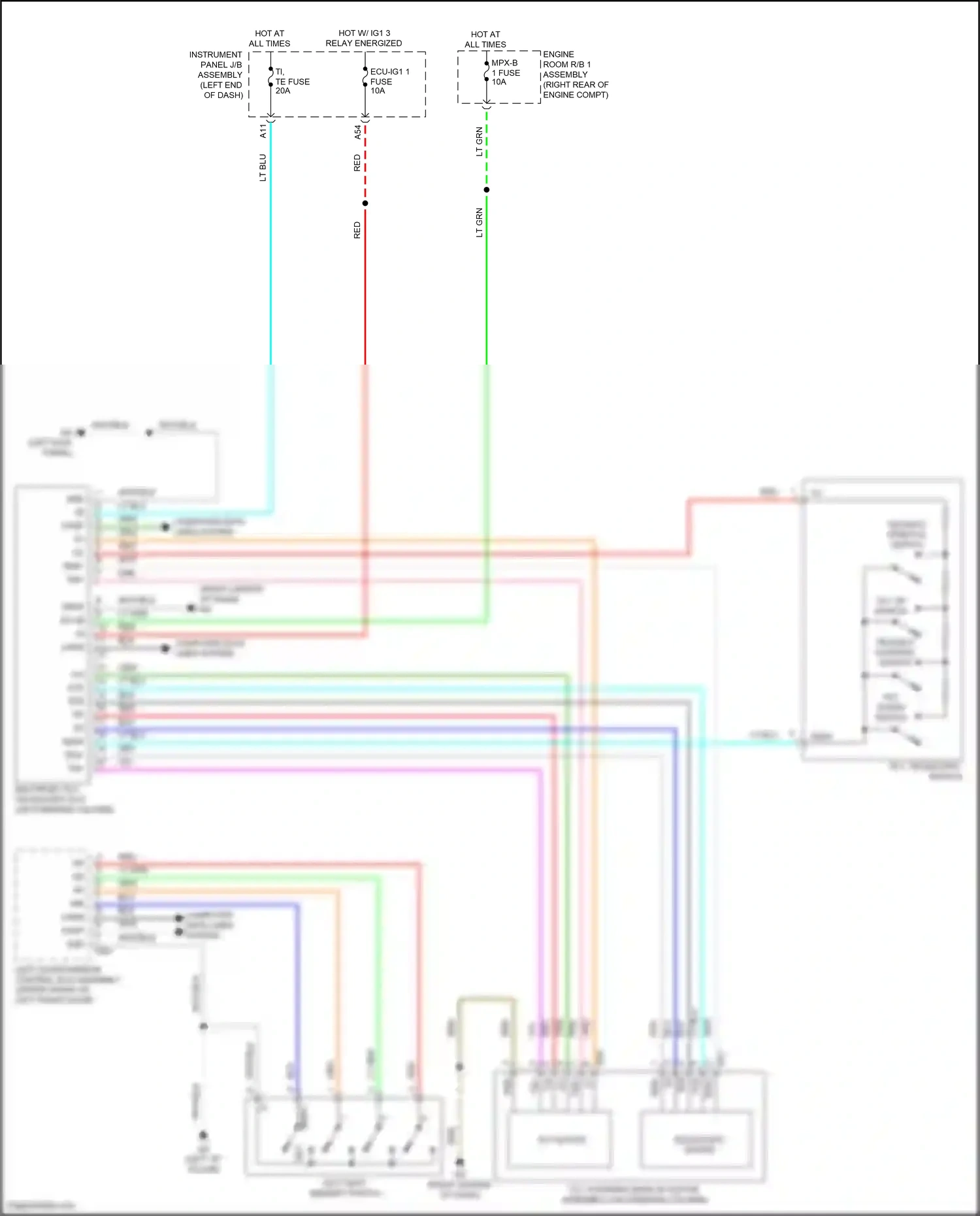 Wiring diagram computer data lines system for Lexus IS III facelift 2 (2020-2024) (24 of 84)