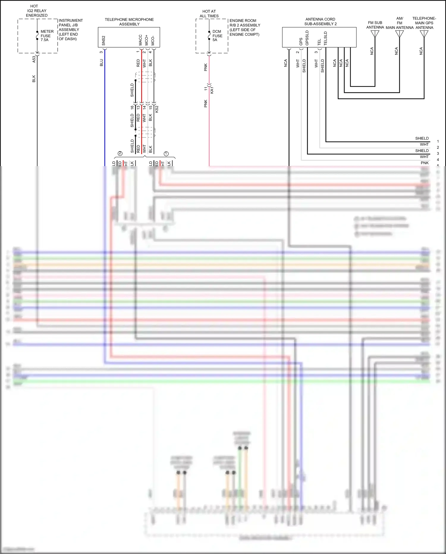 Wiring diagram computer data lines system for Lexus IS III facelift 2 (2020-2024) (58 of 84)