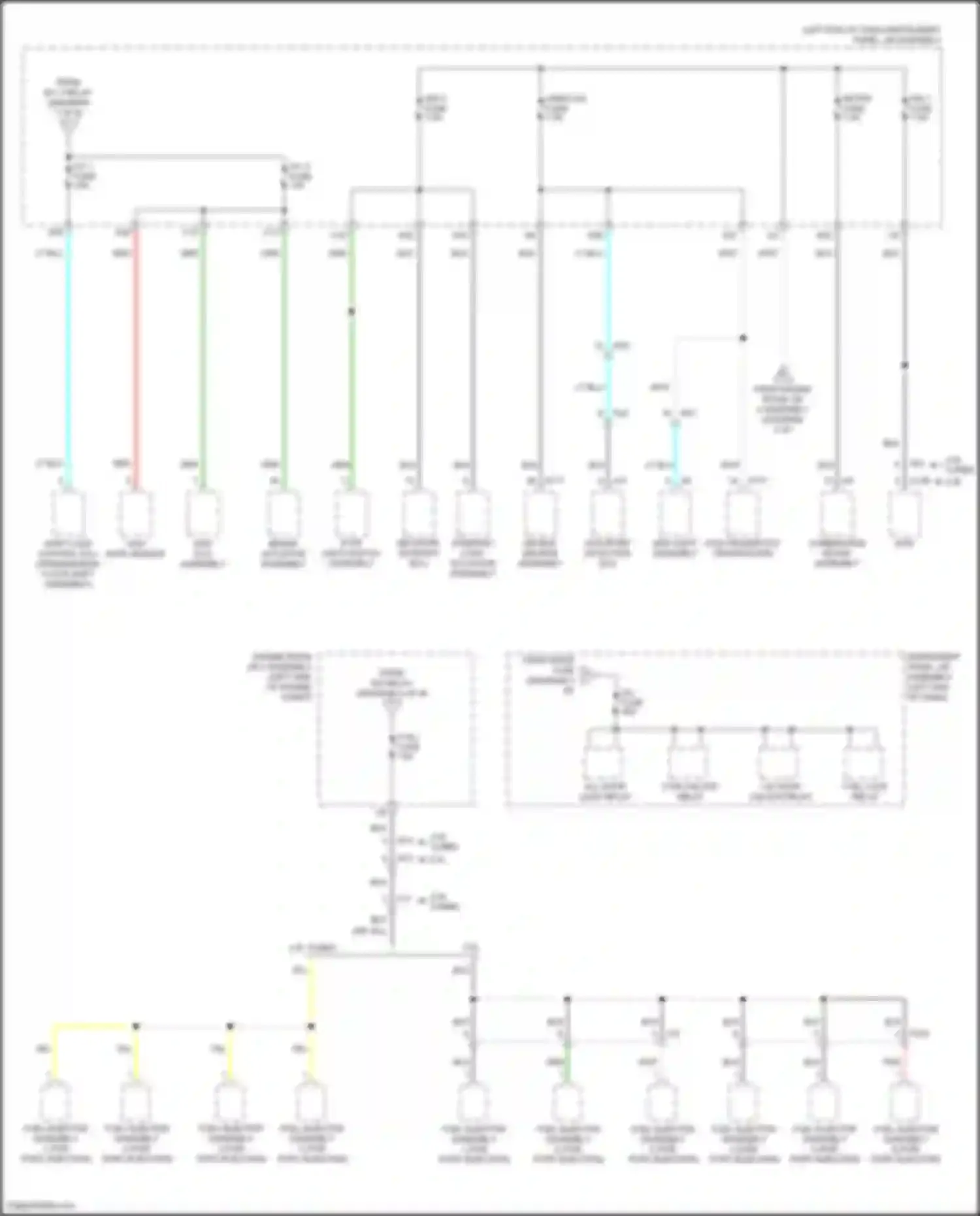 Wiring diagram d/l fuse for Lexus IS III facelift 2 (2020-2024) (2 of 4)