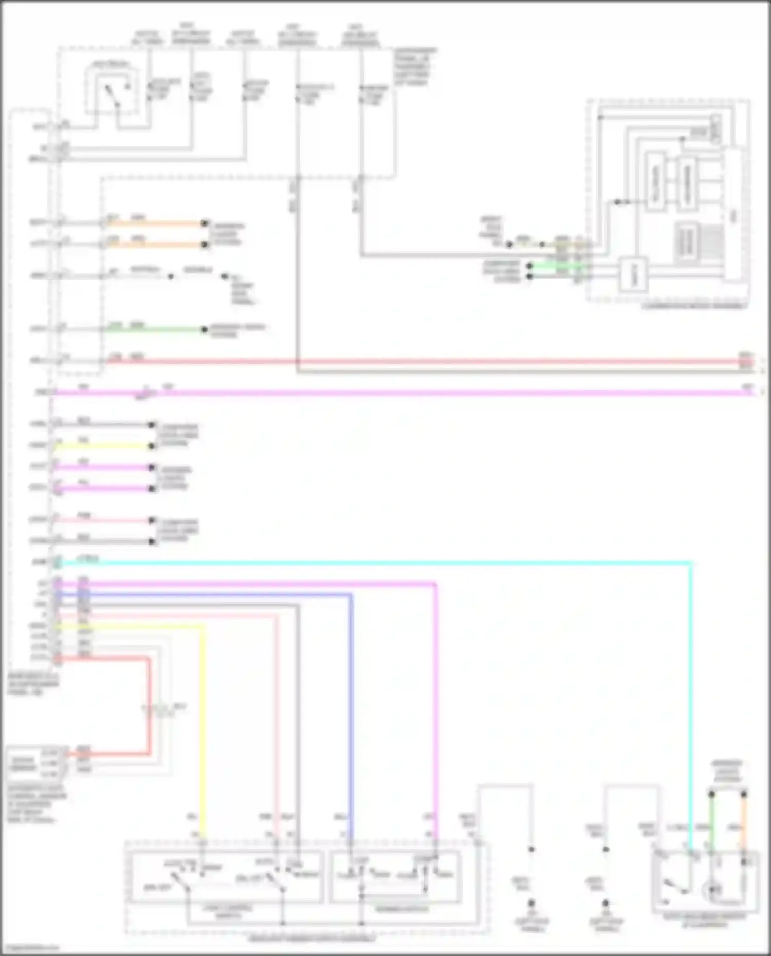 Wiring diagram drl off for Lexus IS III facelift 2 (2020-2024) (3 of 4)