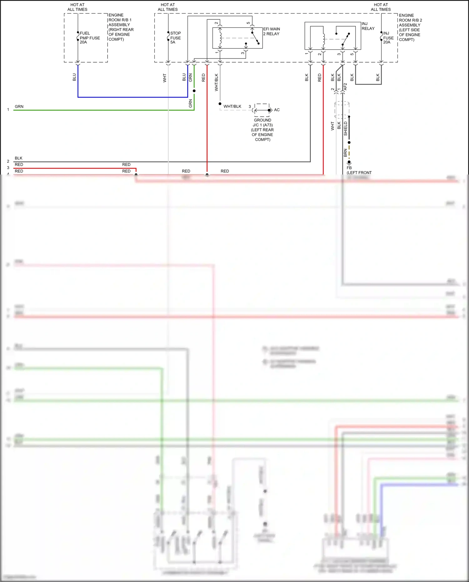 Wiring diagram efi vacuum sensor assembly for Lexus IS III facelift 2 (2020-2024) (1 of 1)