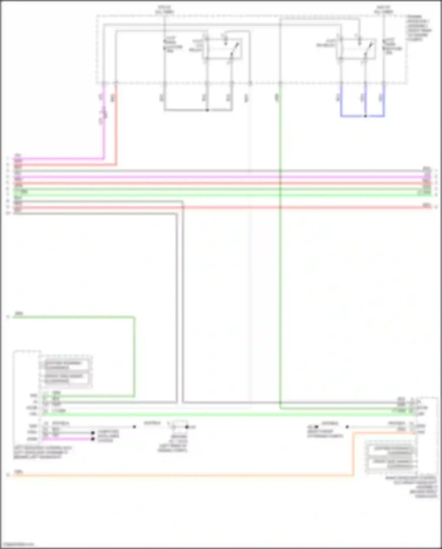 Wiring diagram engine room r/b 1 assembly for Lexus IS III facelift 2 (2020-2024) (22 of 27)