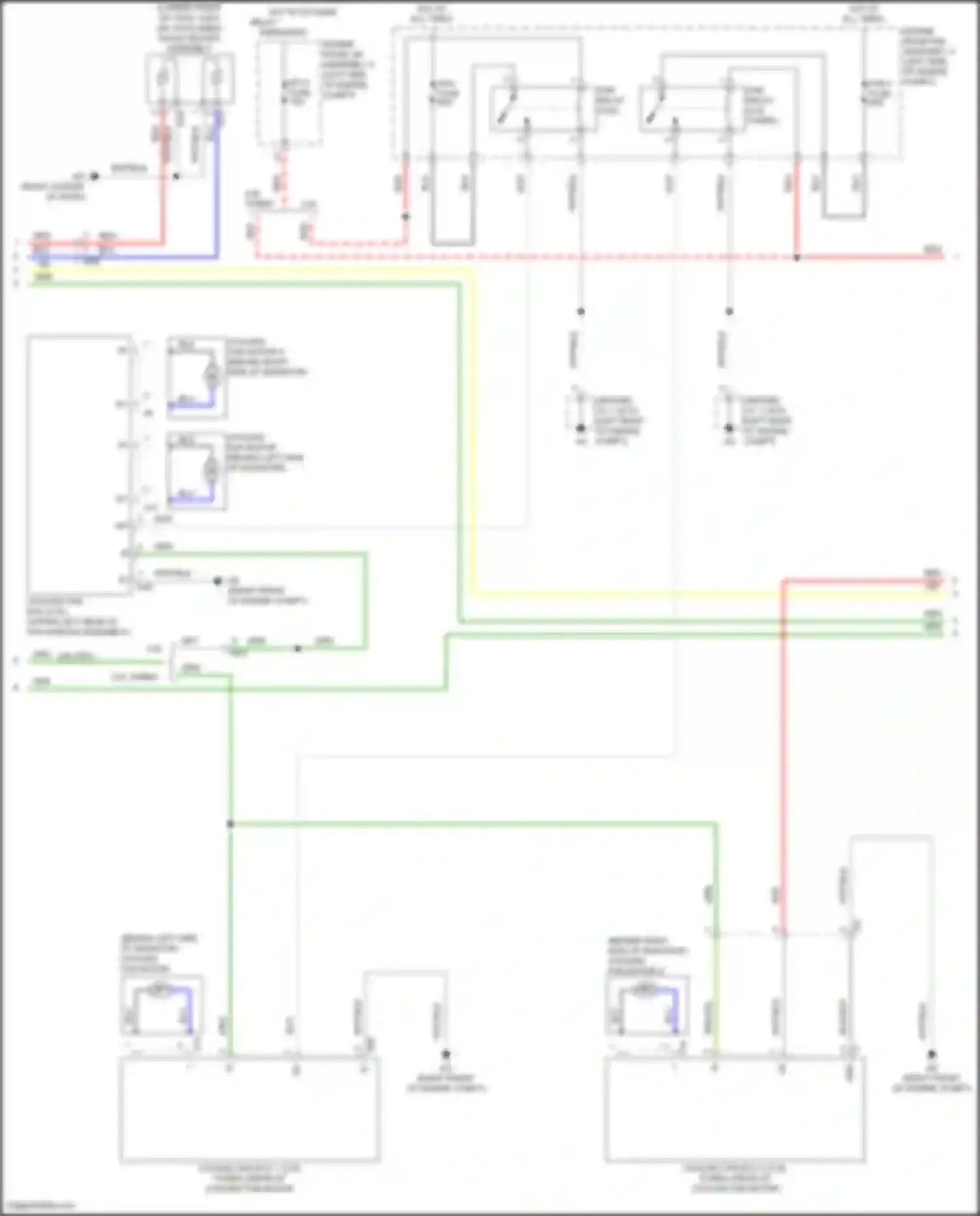 Wiring diagram fan fuse for Lexus IS III facelift 2 (2020-2024) (1 of 3)