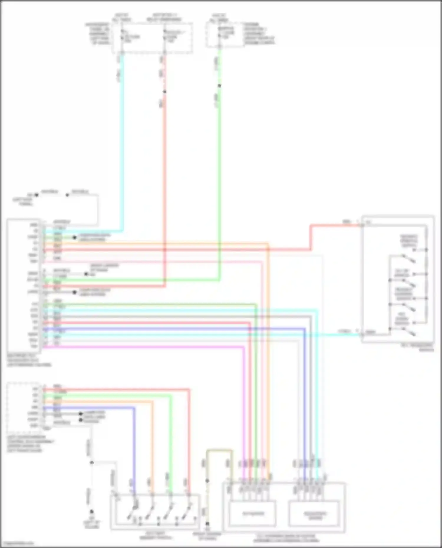 Wiring diagram ti, te fuse for Lexus IS III facelift 2 (2020-2024)