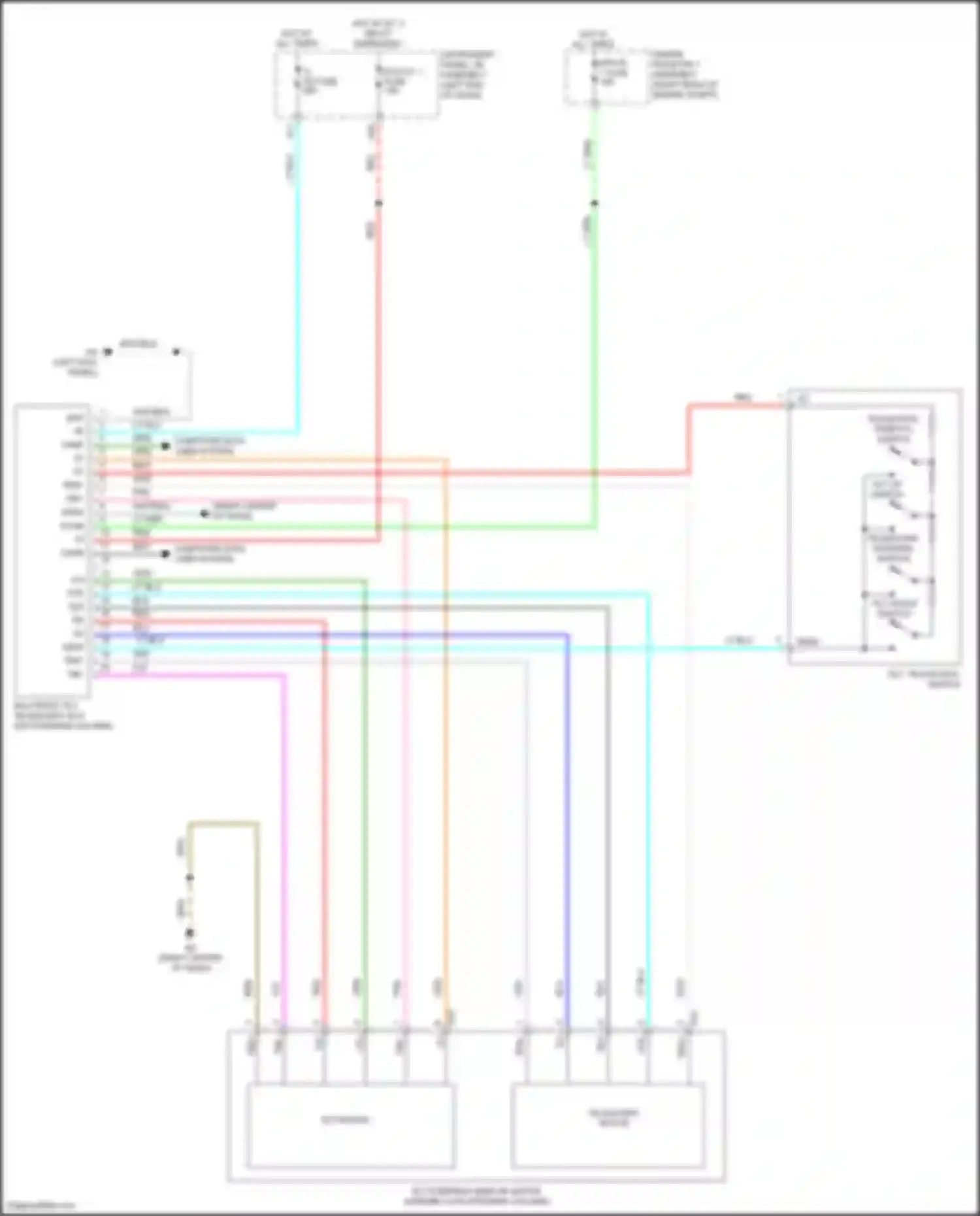 Wiring diagram ti, te fuse for Lexus IS III facelift 2 (2020-2024)