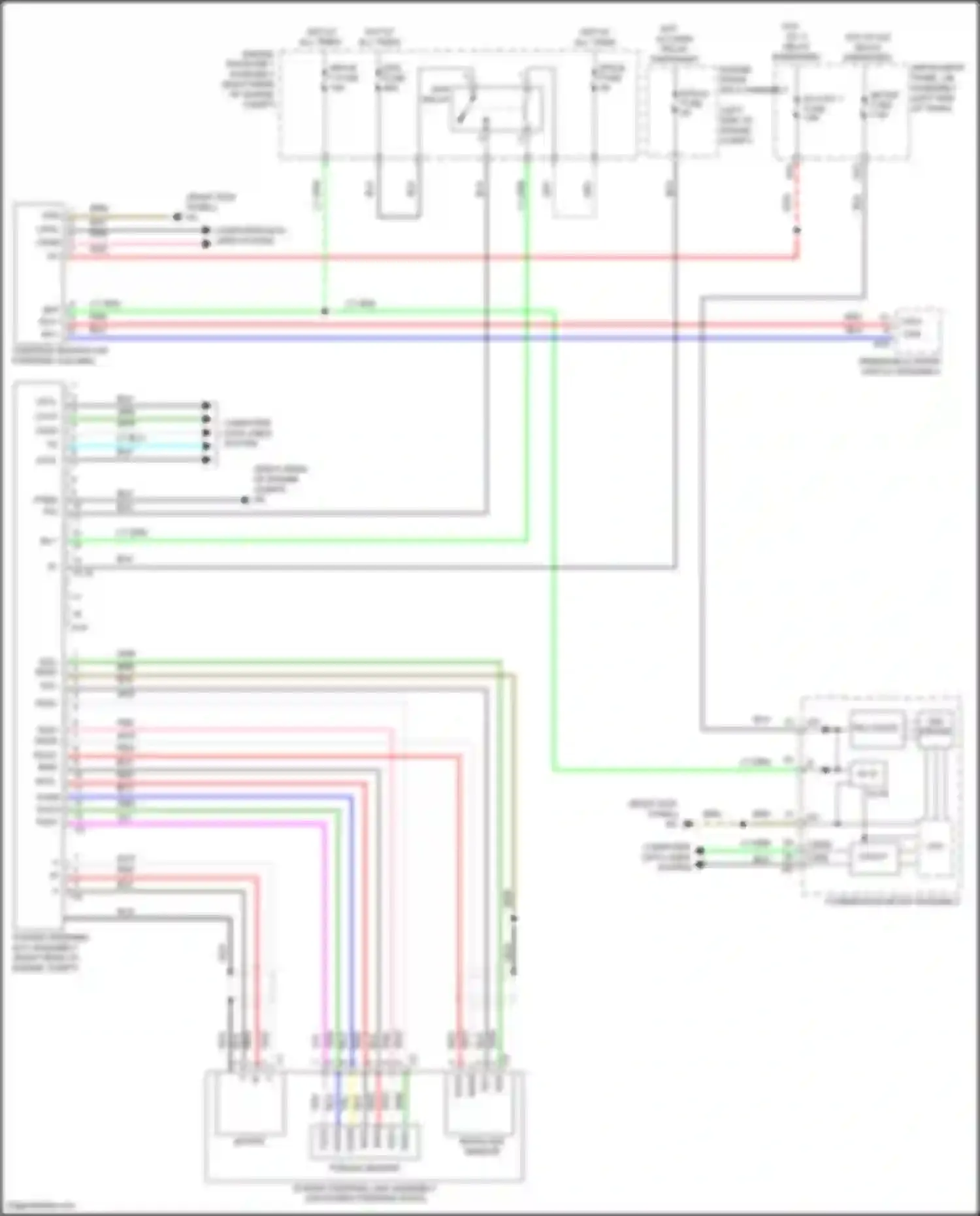 Wiring diagram sg-4 for Lexus IS III facelift 2 (2020-2024)