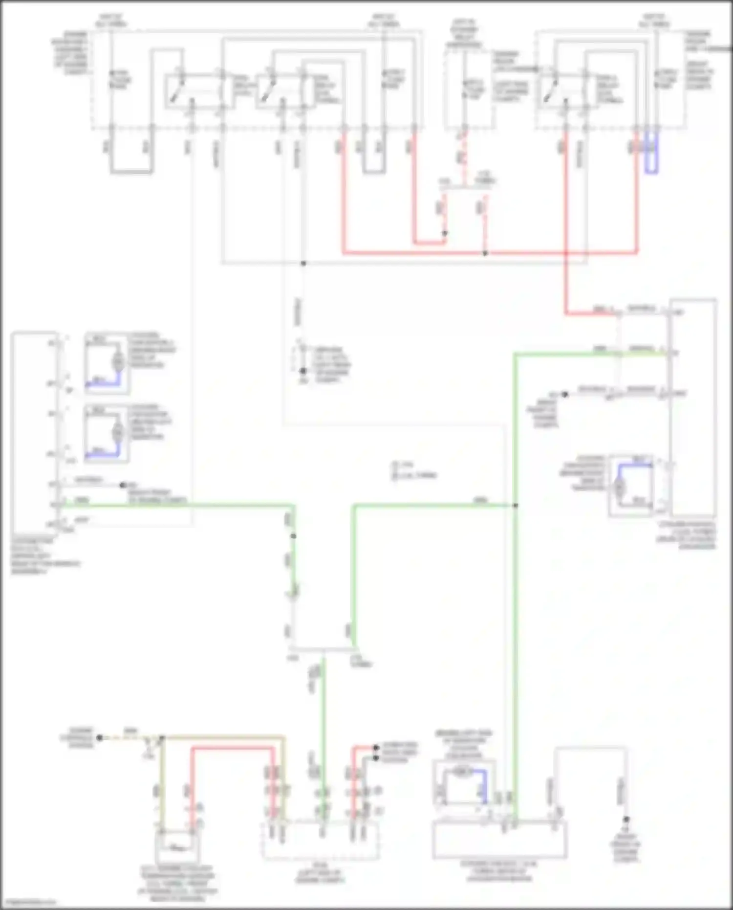 Wiring diagram engine controls system for Lexus IS III facelift 2 (2020-2024)