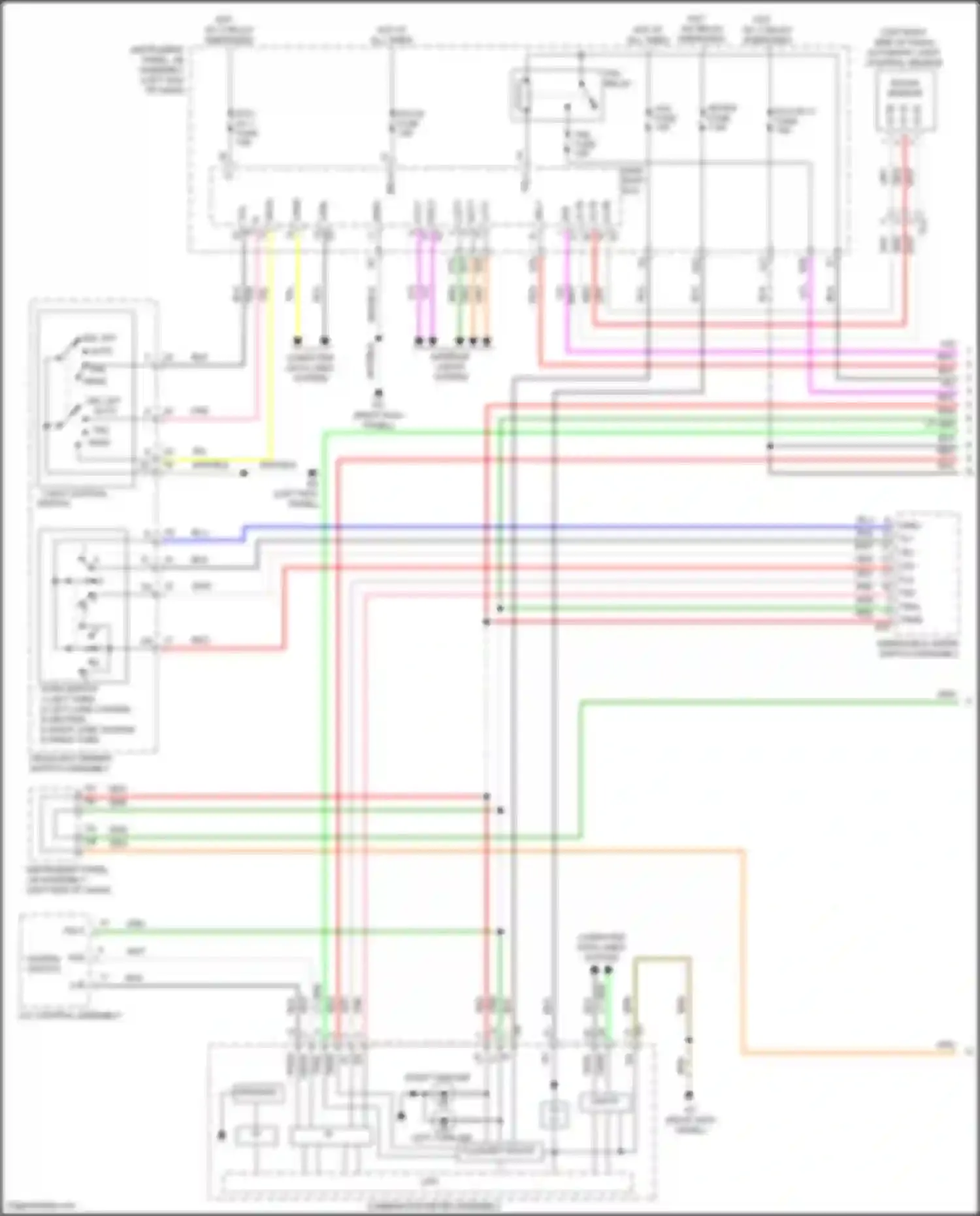 Wiring diagram efi main relay for Lexus IS III facelift 2 (2020-2024)