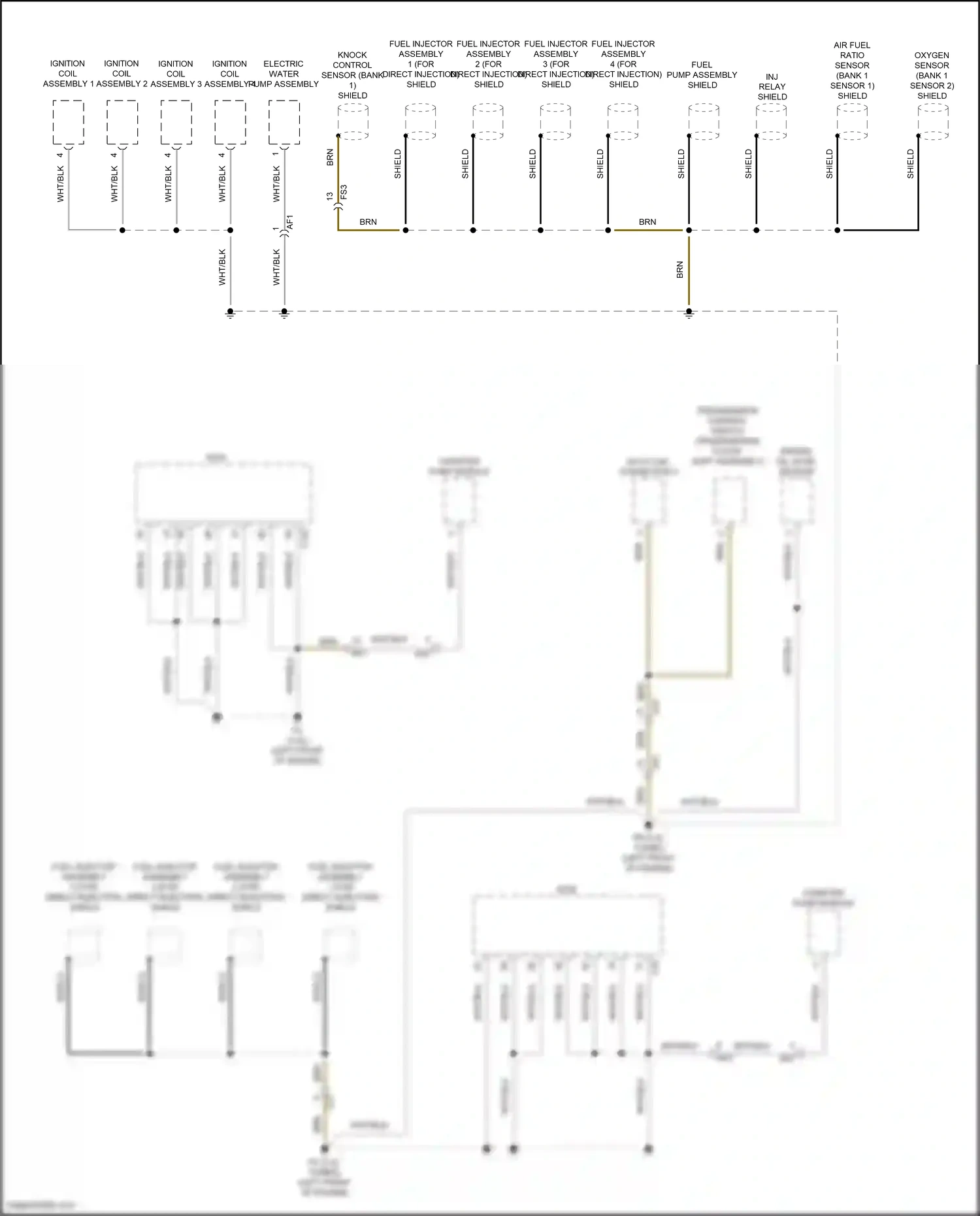 Wiring diagram ignition coil assembly 3 for Lexus IS III facelift 2 (2020-2024) (2 of 5)