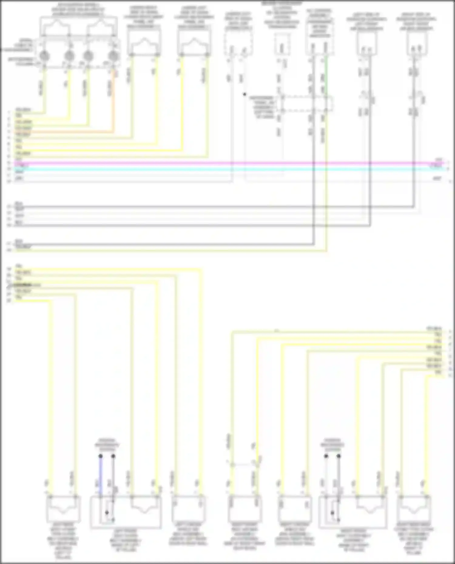 Wiring diagram data link connector 3 for Lexus IS III facelift 2 (2020-2024)