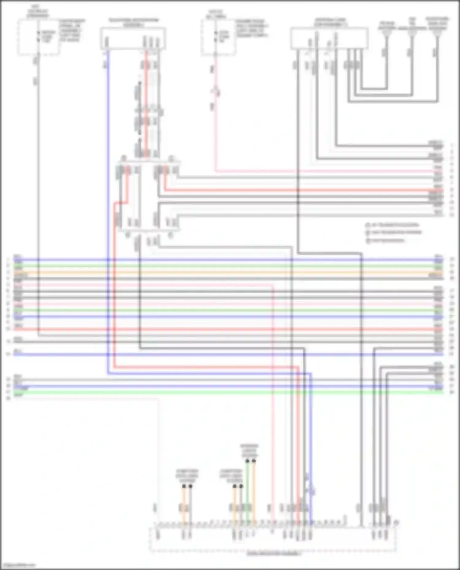 Wiring diagram instrument panel j/b assembly for Lexus IS III facelift 2 (2020-2024) (69 of 89)