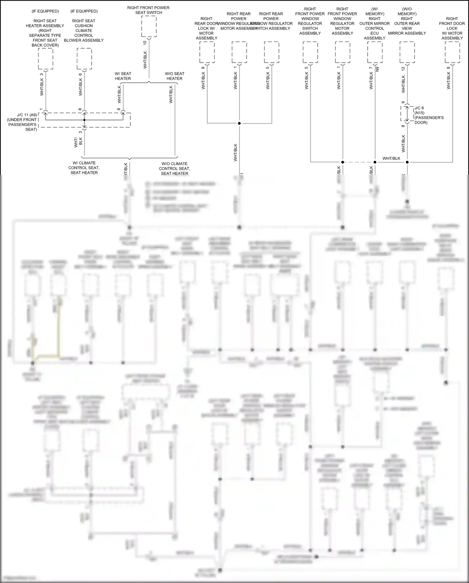 Wiring diagram left rear combination light assembly for Lexus IS III facelift 2 (2020-2024) (2 of 3)