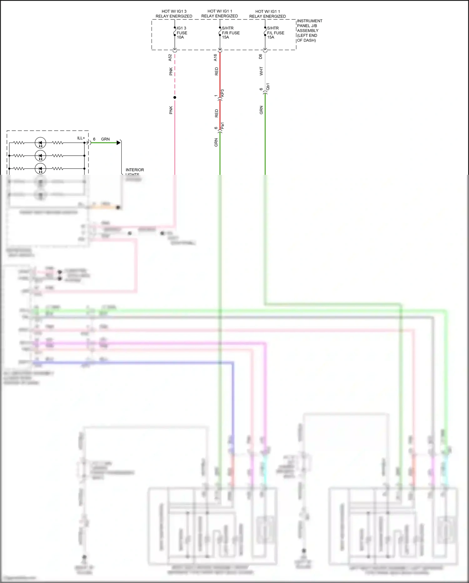 Wiring diagram lights system for Lexus IS III facelift 2 (2020-2024) (1 of 1)