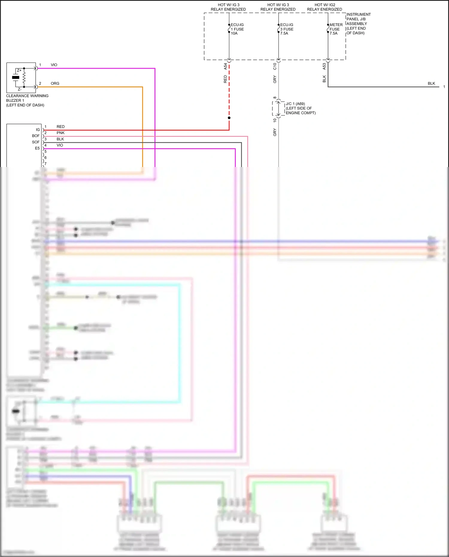 Wiring diagram lt blu for Lexus IS III facelift 2 (2020-2024) (27 of 67)