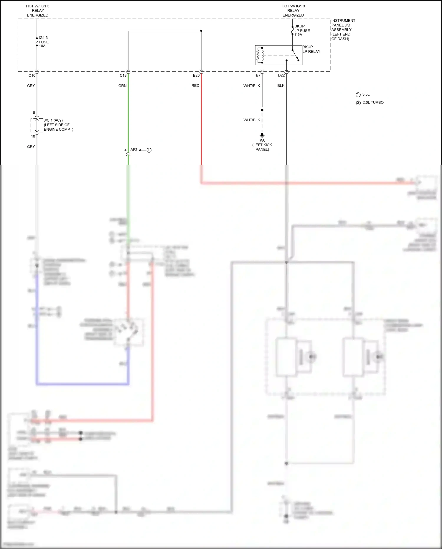 Wiring diagram multi- display assembly for Lexus IS III facelift 2 (2020-2024) (11 of 11)