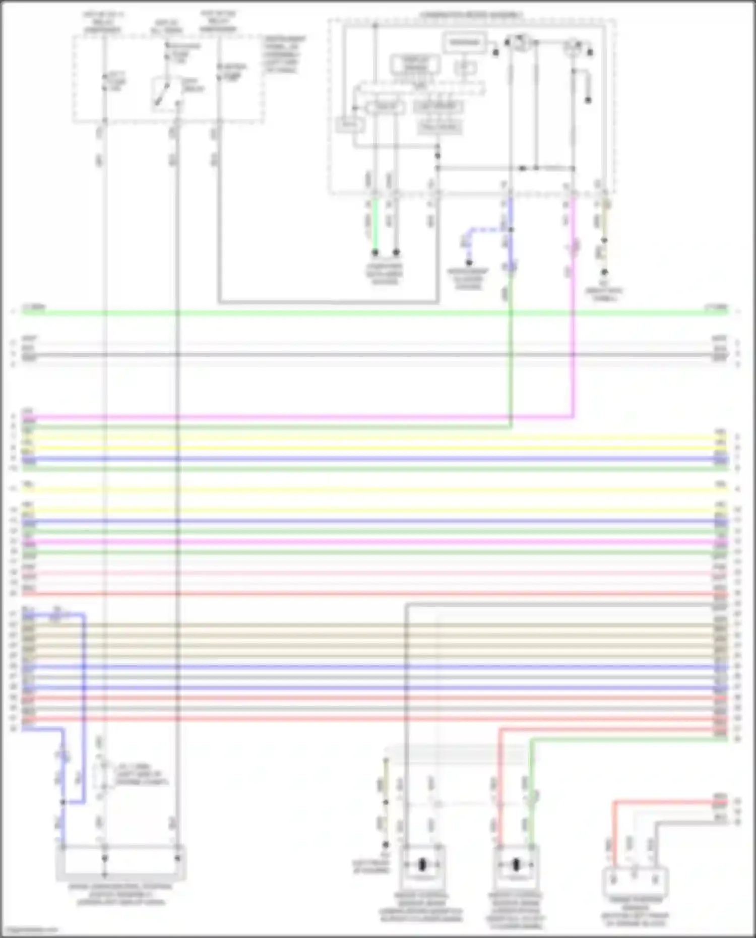 Wiring diagram ne+ for Lexus IS III facelift 2 (2020-2024) (3 of 4)