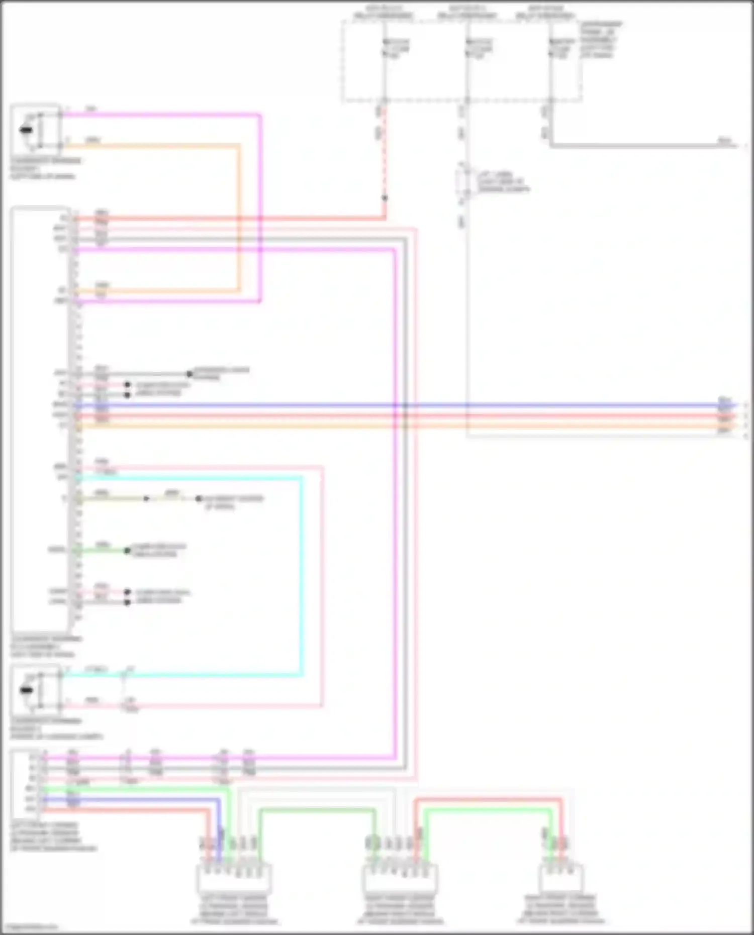 Wiring diagram pnk for Lexus IS III facelift 2 (2020-2024) (40 of 112)