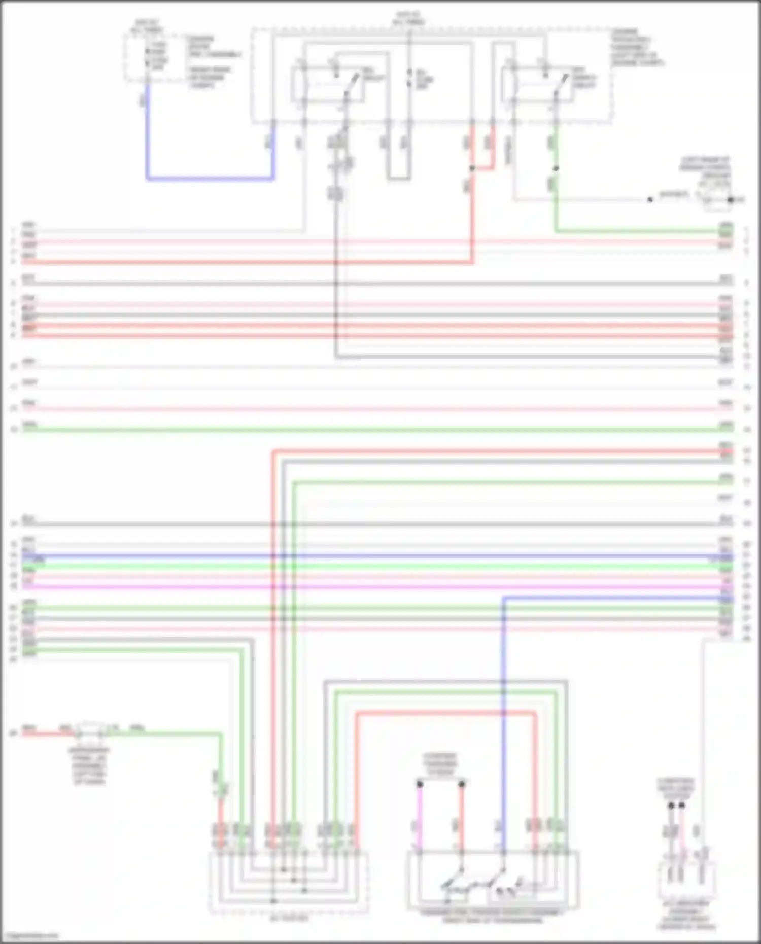 Wiring diagram pnk for Lexus IS III facelift 2 (2020-2024) (107 of 112)