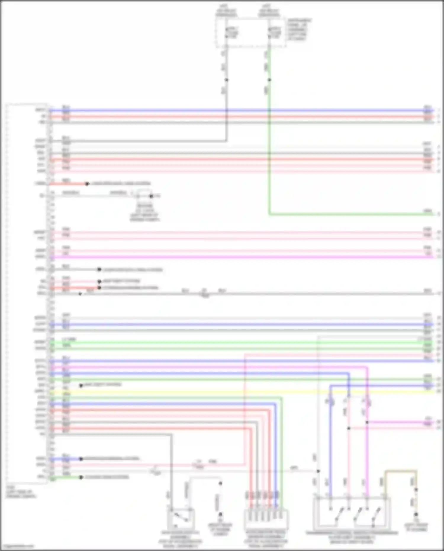 Wiring diagram red for Lexus IS III facelift 2 (2020-2024) (111 of 135)