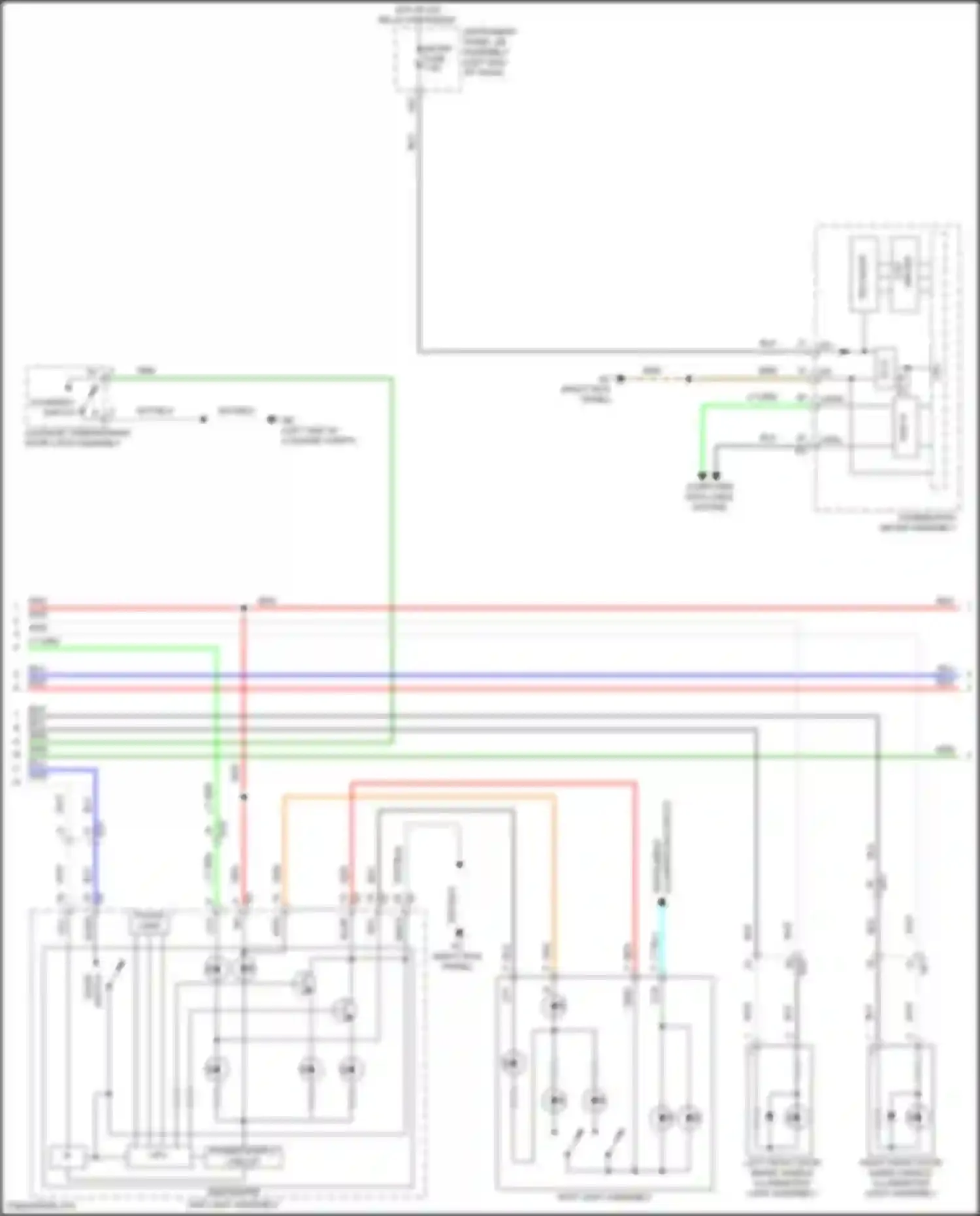 Wiring diagram can i/f for Lexus IS III facelift 2 (2020-2024)