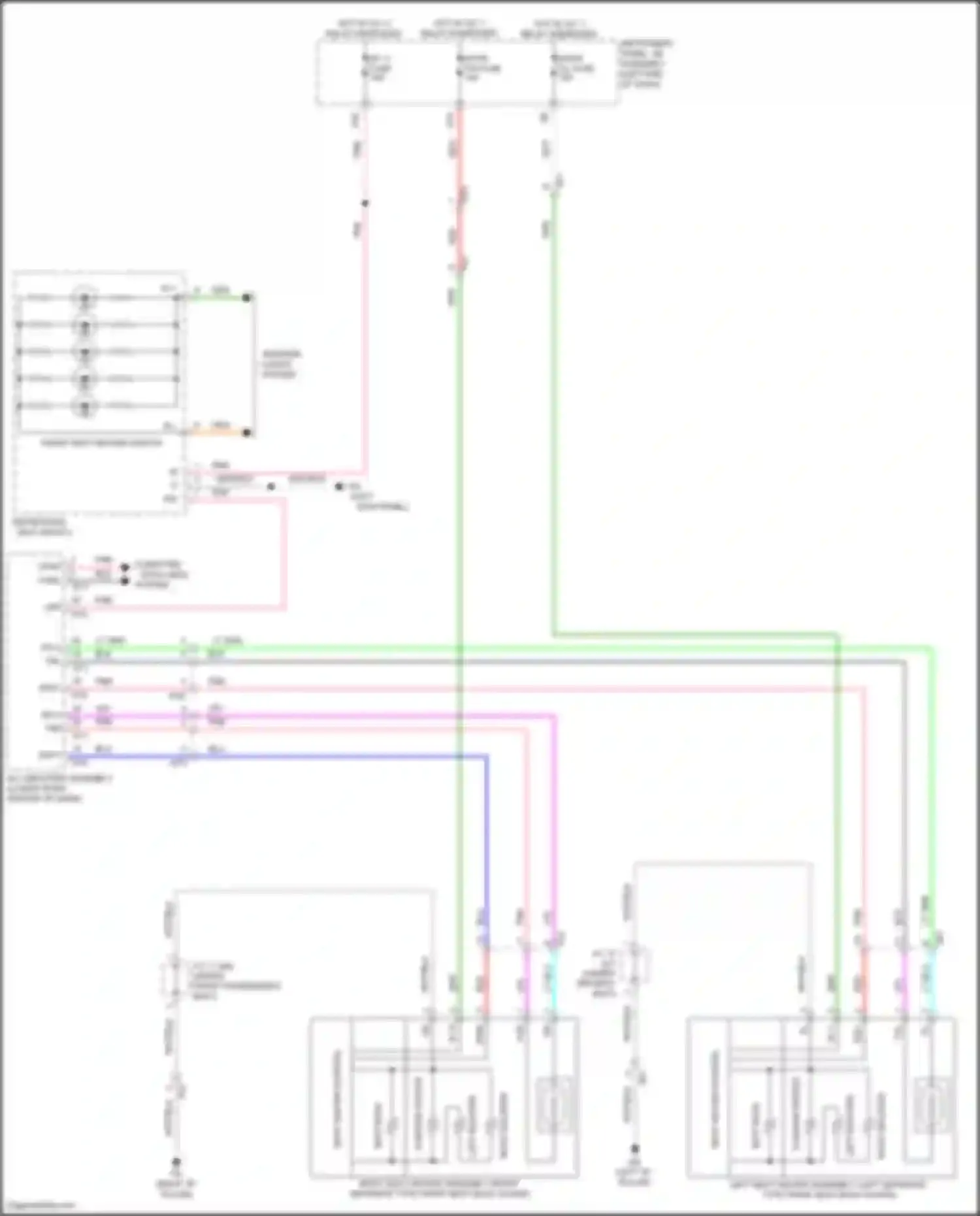 Wiring diagram computer data lines for Lexus IS III facelift 2 (2020-2024)