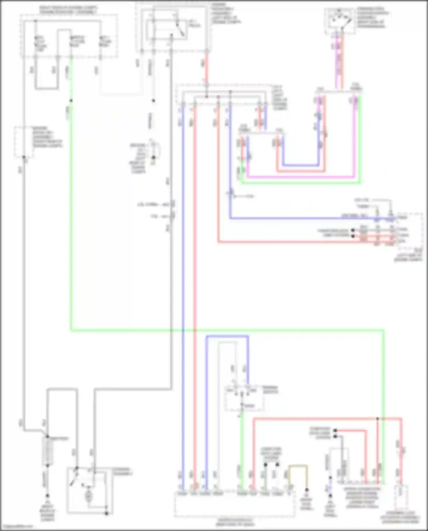 Wiring diagram steering column) for Lexus IS III facelift 2 (2020-2024)