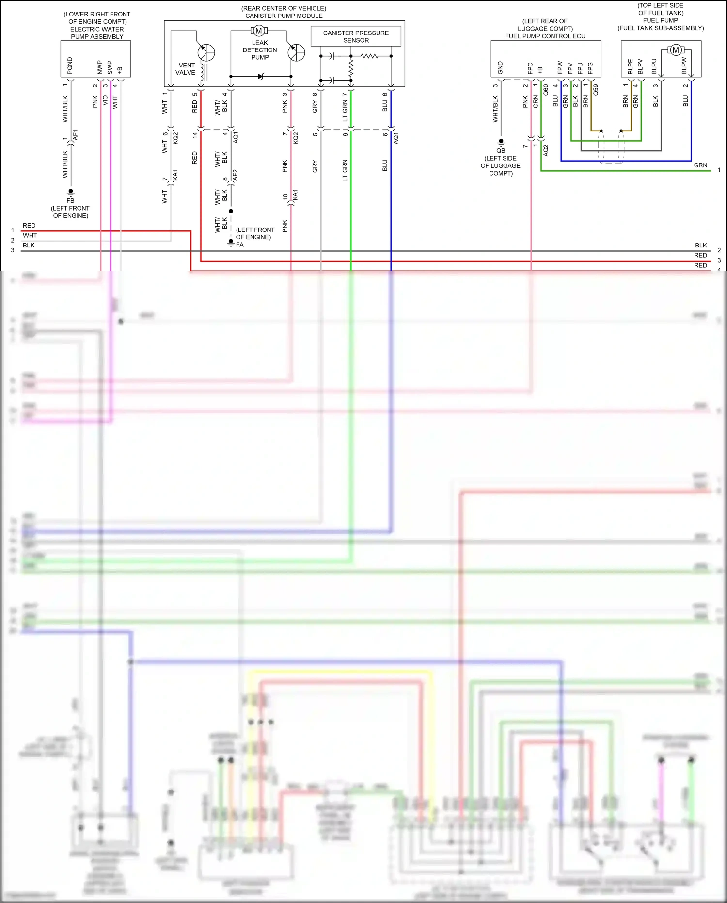 Wiring diagram shift position indicator for Lexus IS III facelift 2 (2020-2024) (9 of 11)