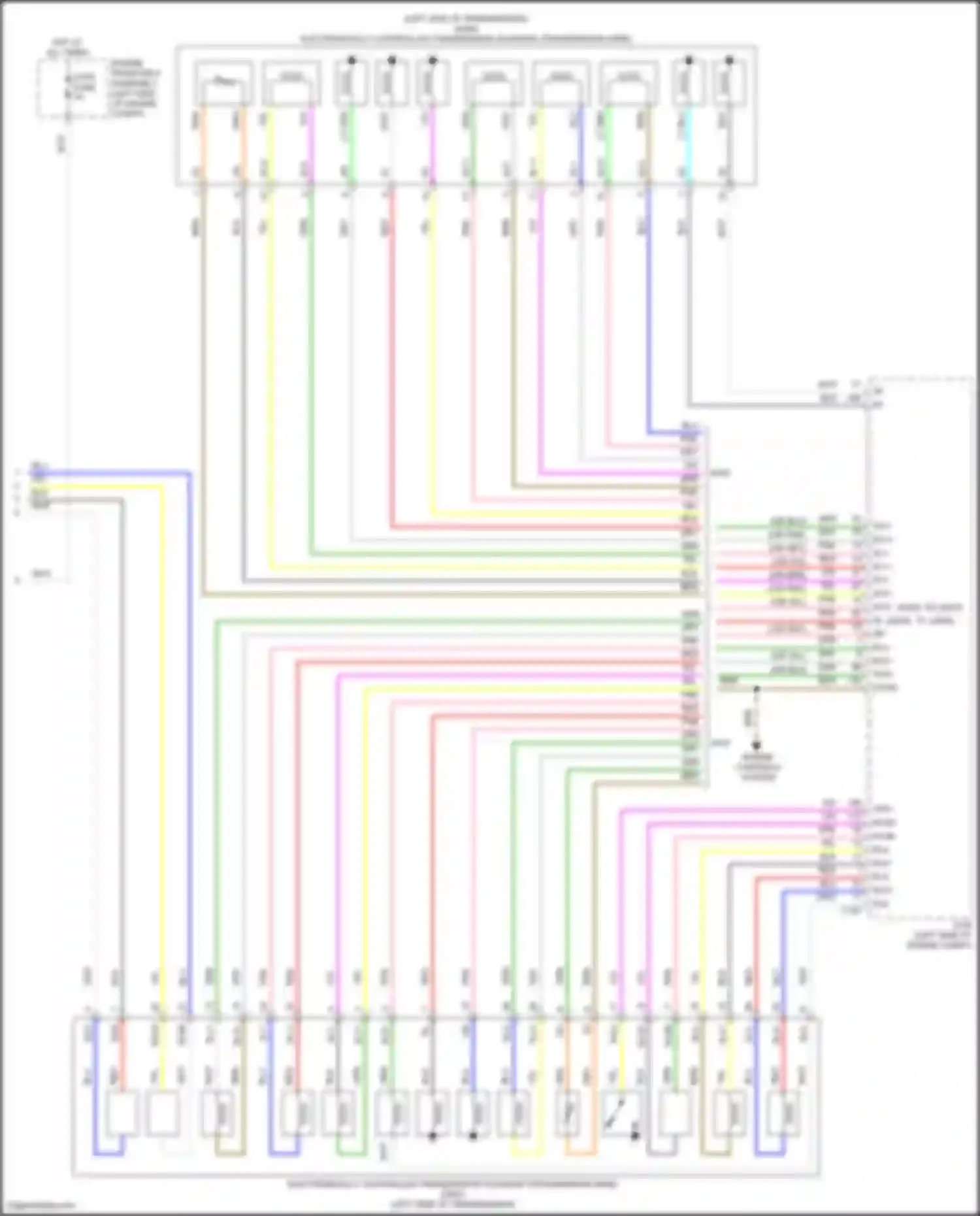 Wiring diagram slt- for Lexus IS III facelift 2 (2020-2024) (2 of 8)