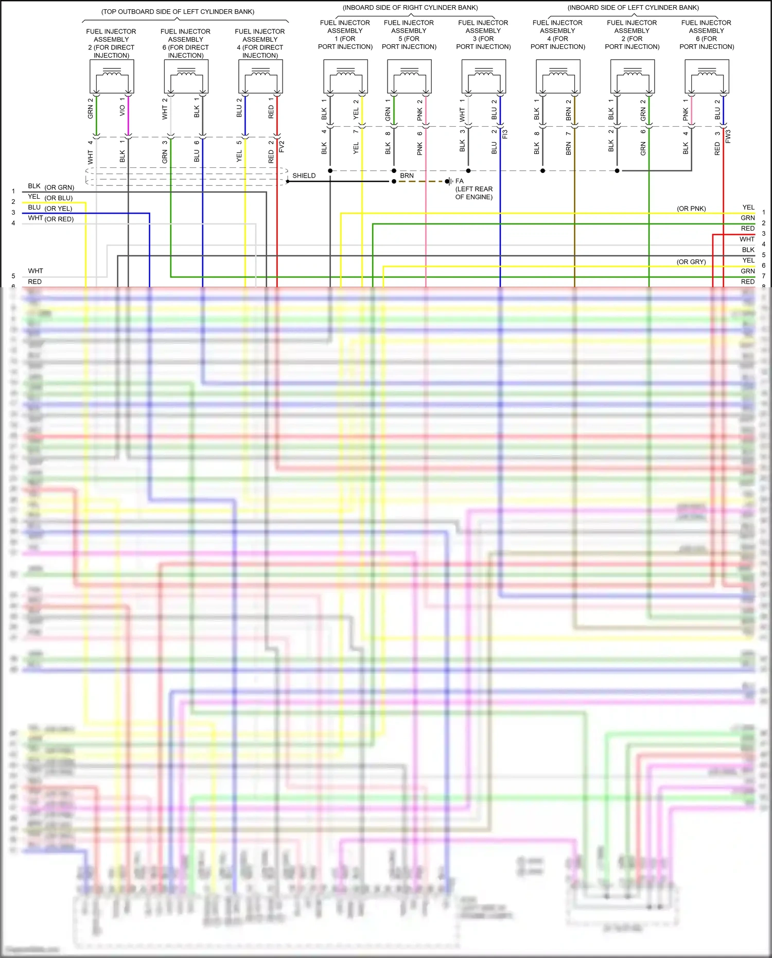 Wiring diagram slu+ for Lexus IS III facelift 2 (2020-2024) (5 of 7)