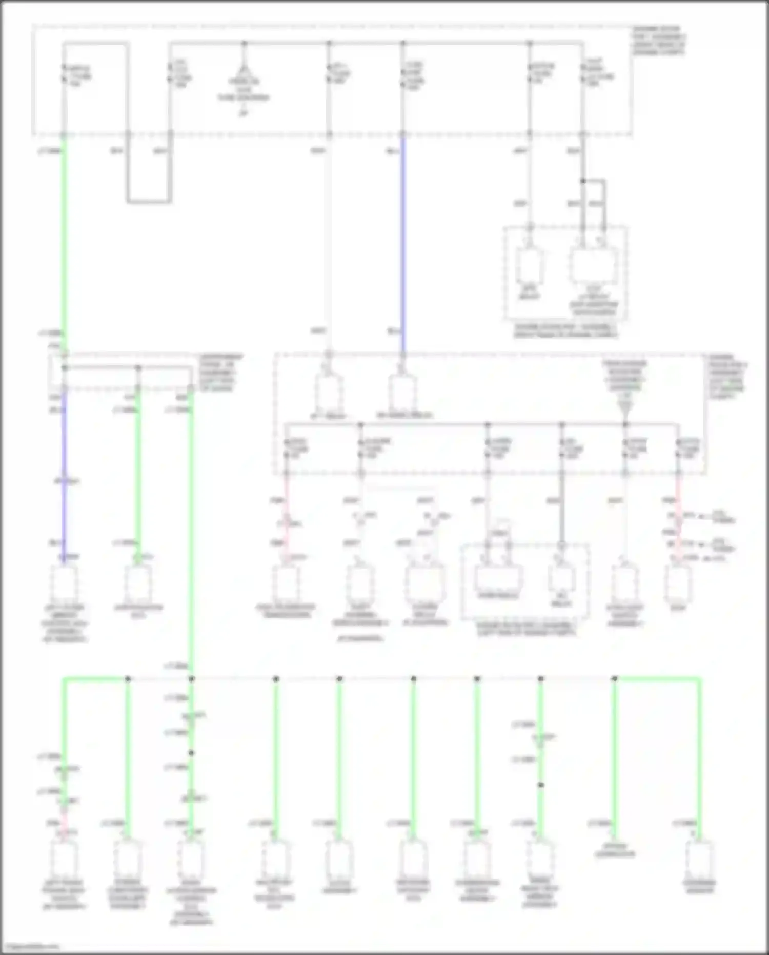 Wiring diagram stop fuse for Lexus IS III facelift 2 (2020-2024) (6 of 11)