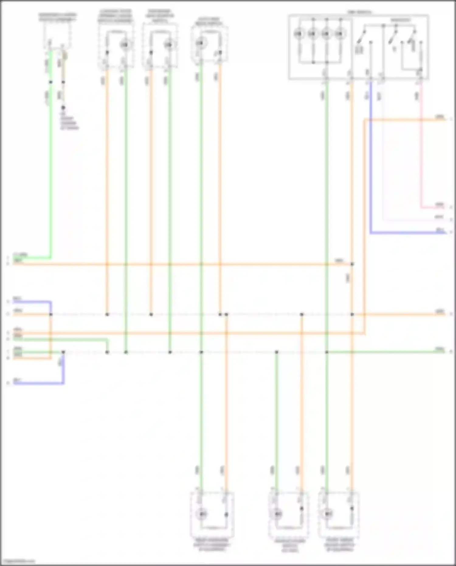 Wiring diagram auto high beam switch for Lexus IS III facelift 2 (2020-2024)