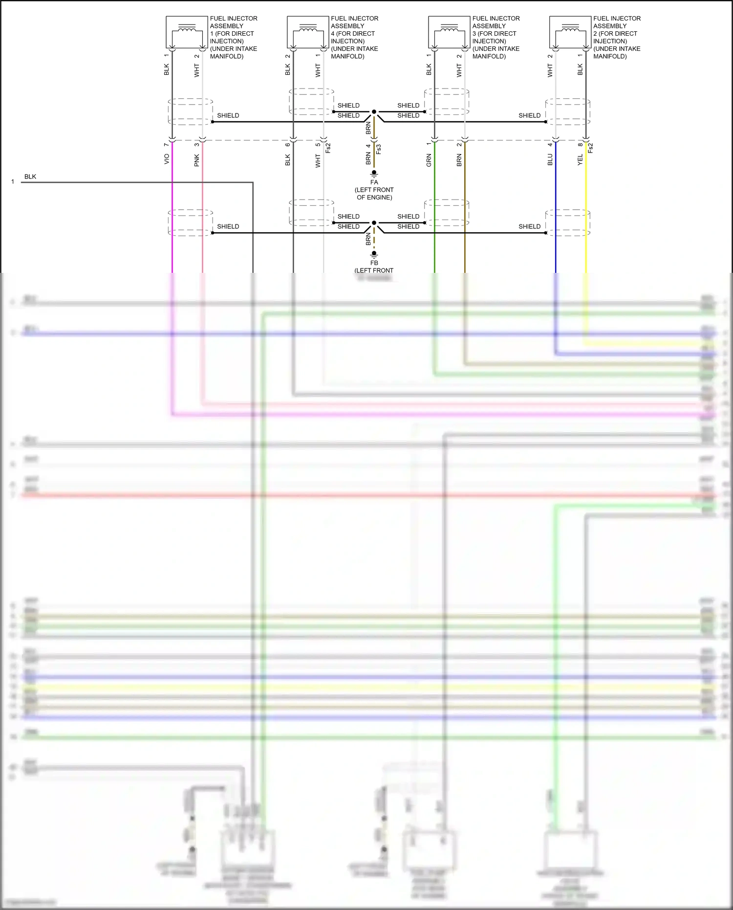 Wiring diagram vacuum regulating valve assembly for Lexus IS III facelift 2 (2020-2024) (1 of 1)