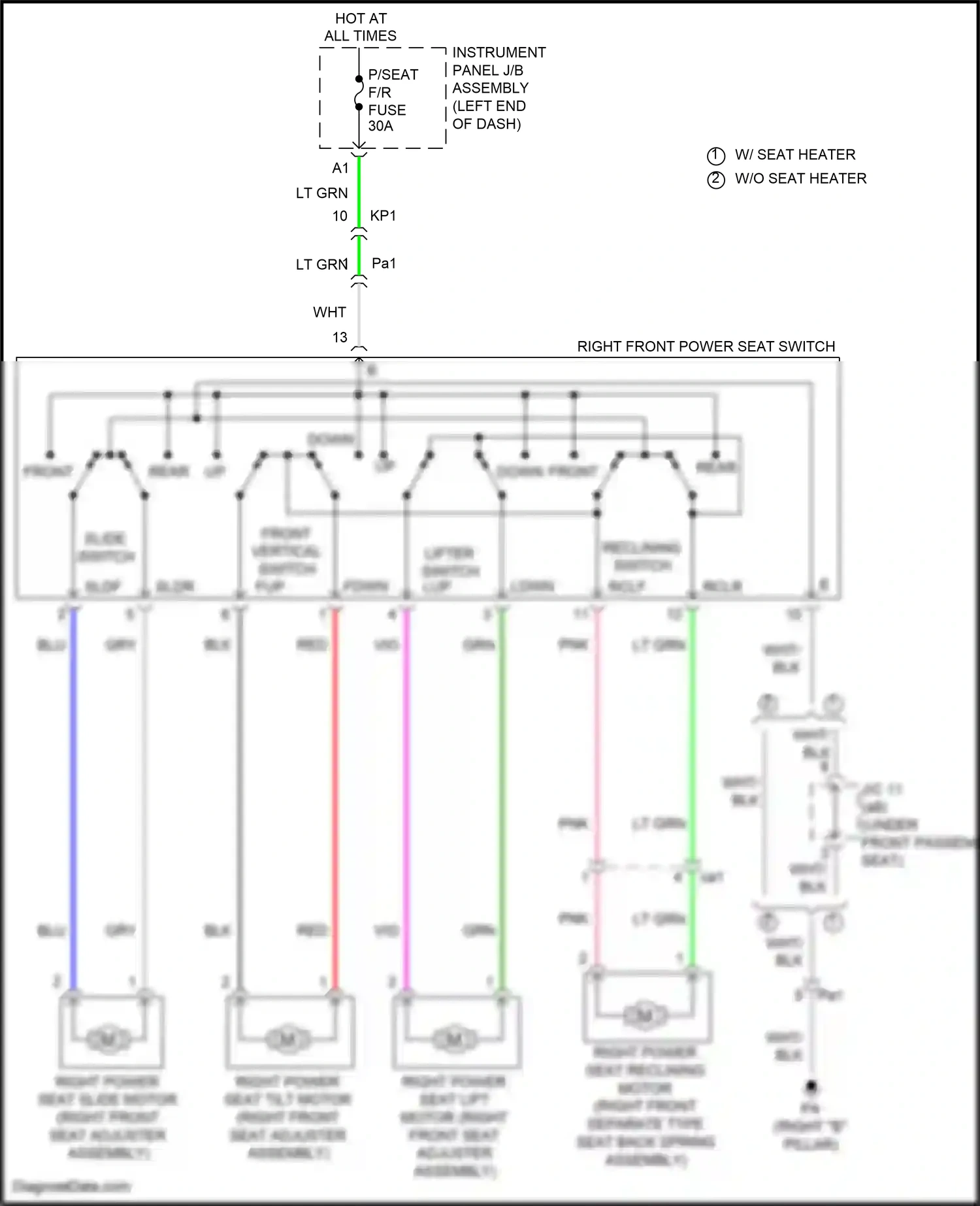 Wiring diagram vio for Lexus IS III facelift 2 (2020-2024) (47 of 110)