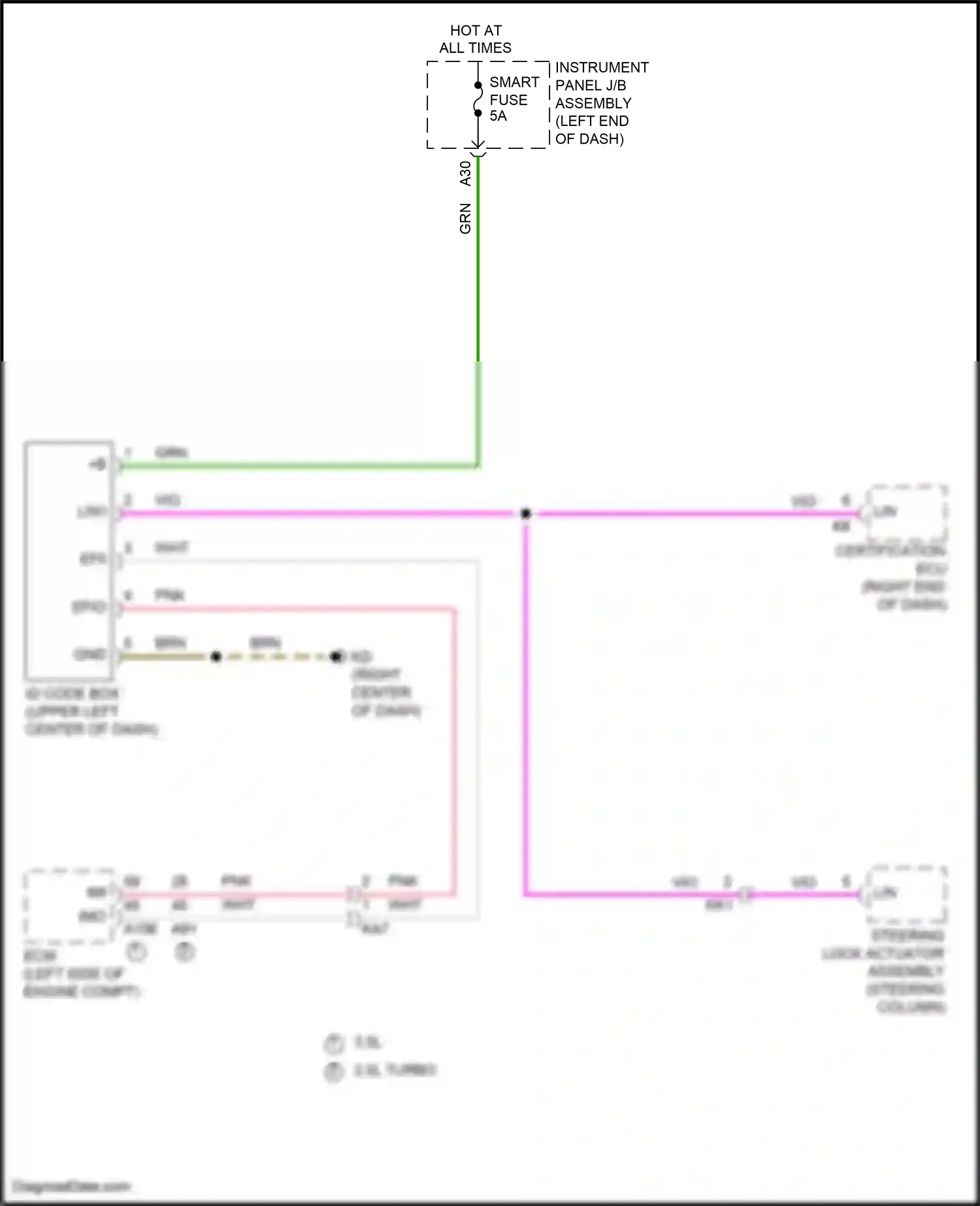 Wiring diagram vio for Lexus IS III facelift 2 (2020-2024) (8 of 110)