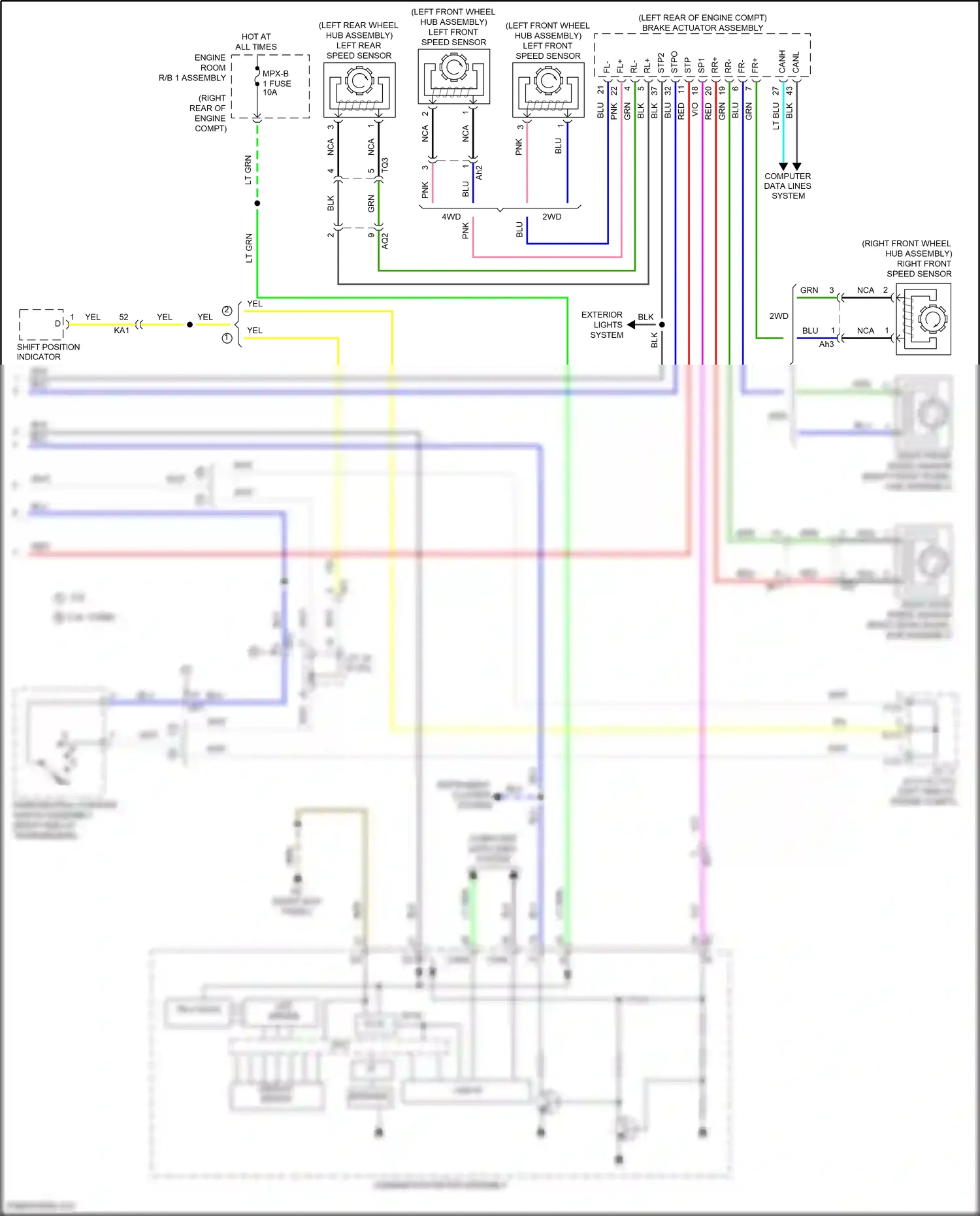 Wiring diagram vio for Lexus IS III facelift 2 (2020-2024) (18 of 110)