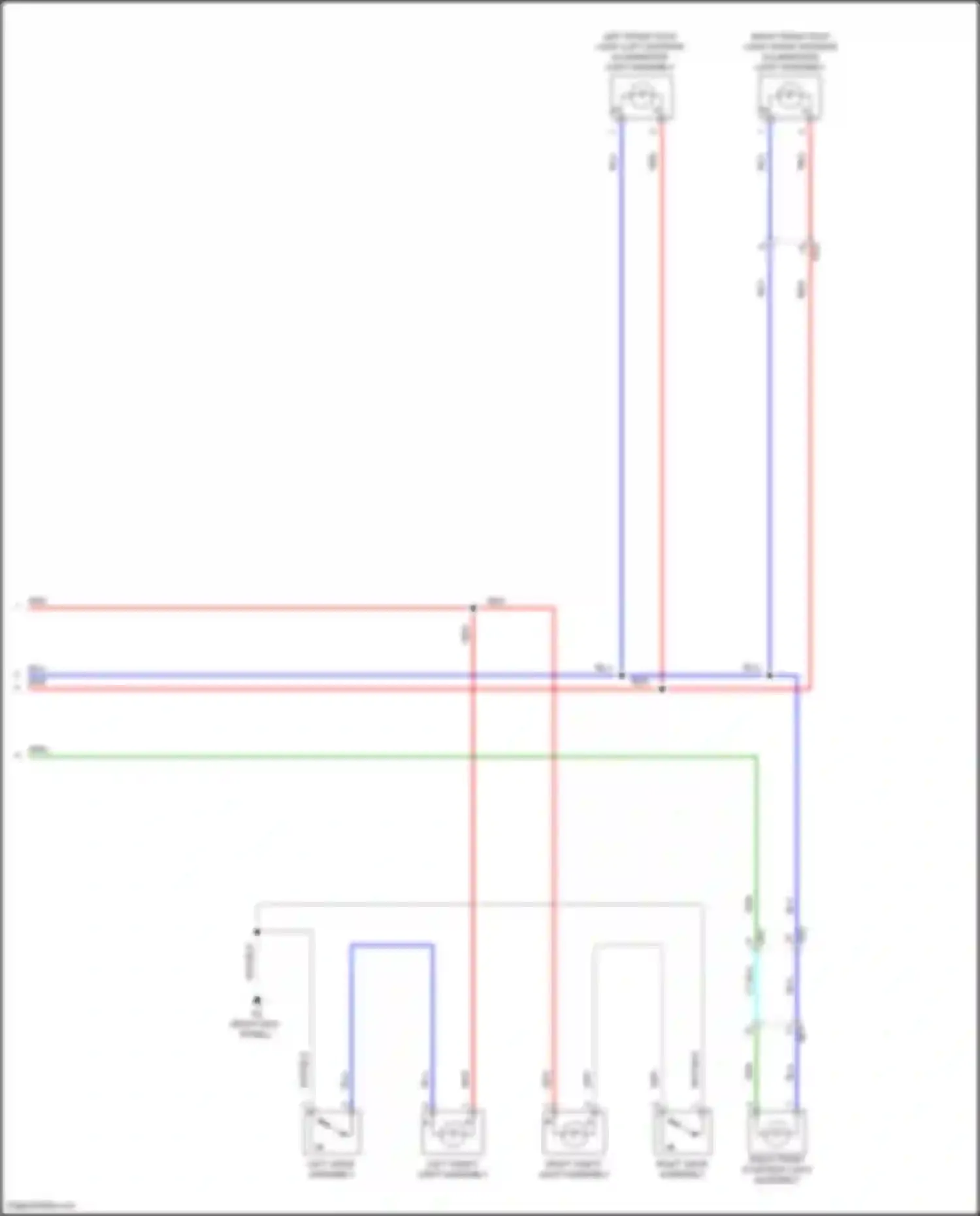Wiring diagram wht/blk for Lexus IS III facelift 2 (2020-2024) (15 of 101)