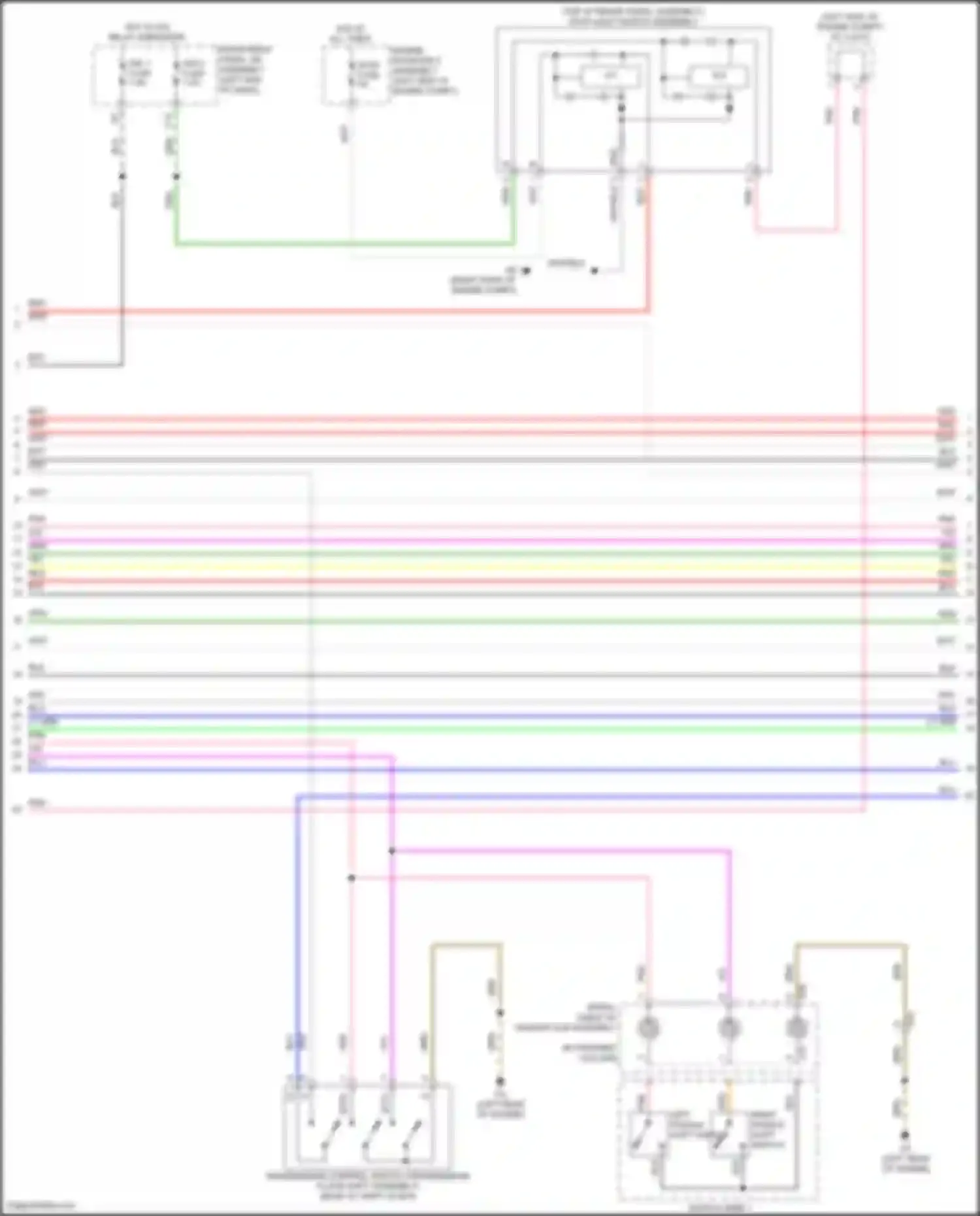 Wiring diagram wht/blk for Lexus IS III facelift 2 (2020-2024) (99 of 101)