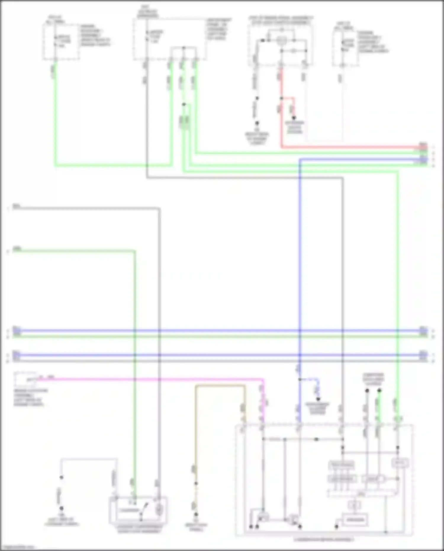 IS Lexus III facelift (2015-2020): Forced entry circuit (4 of 7)