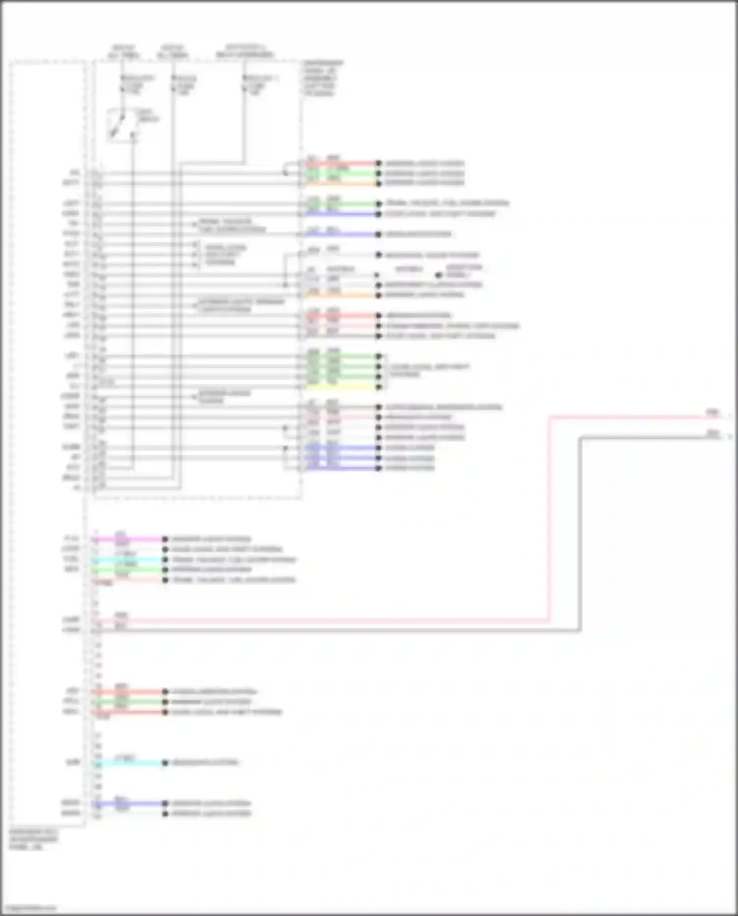 IS Lexus III facelift (2015-2020): Body ecu circuit (1 of 4)