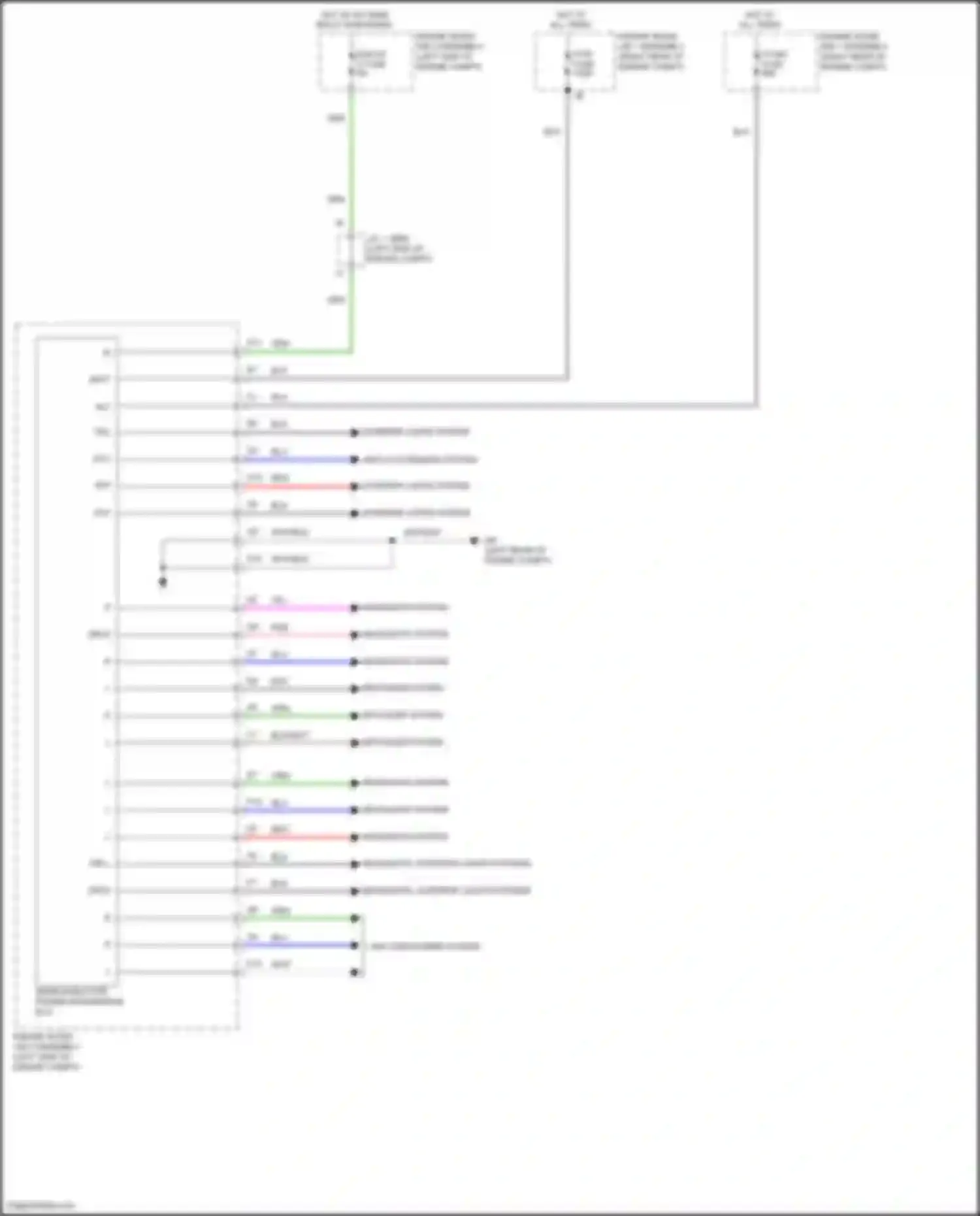 IS Lexus III facelift (2015-2020): Semiconductor power integration ecu circuit