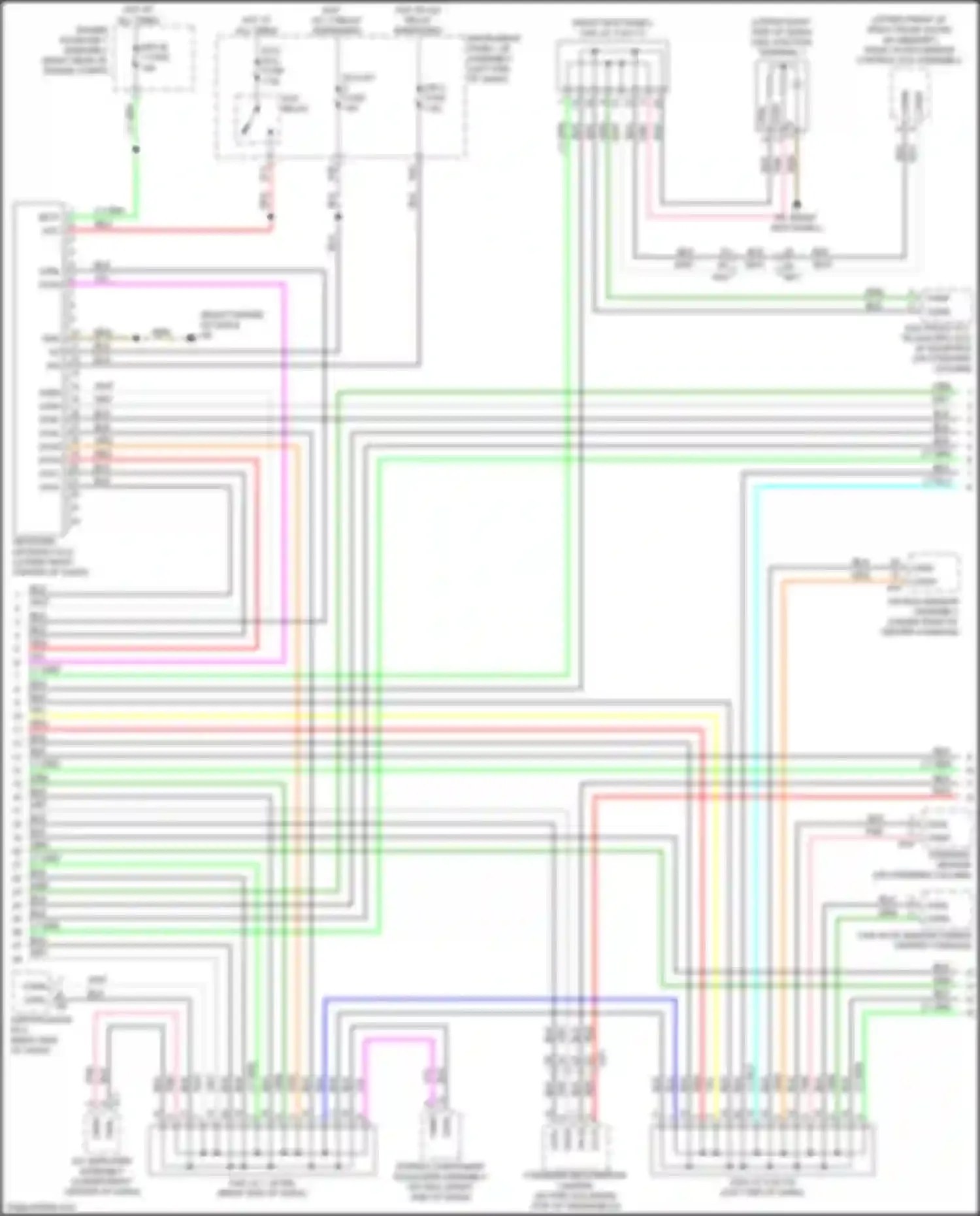 IS Lexus III facelift (2015-2020): Computer data lines circuit (3 of 4)