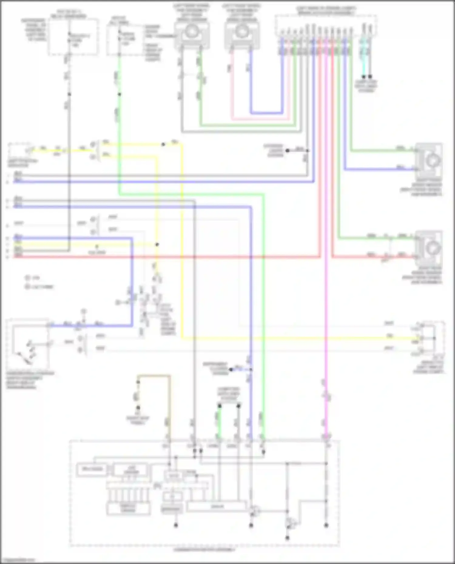 IS Lexus III facelift (2015-2020): Cruise control circuit (3 of 3)