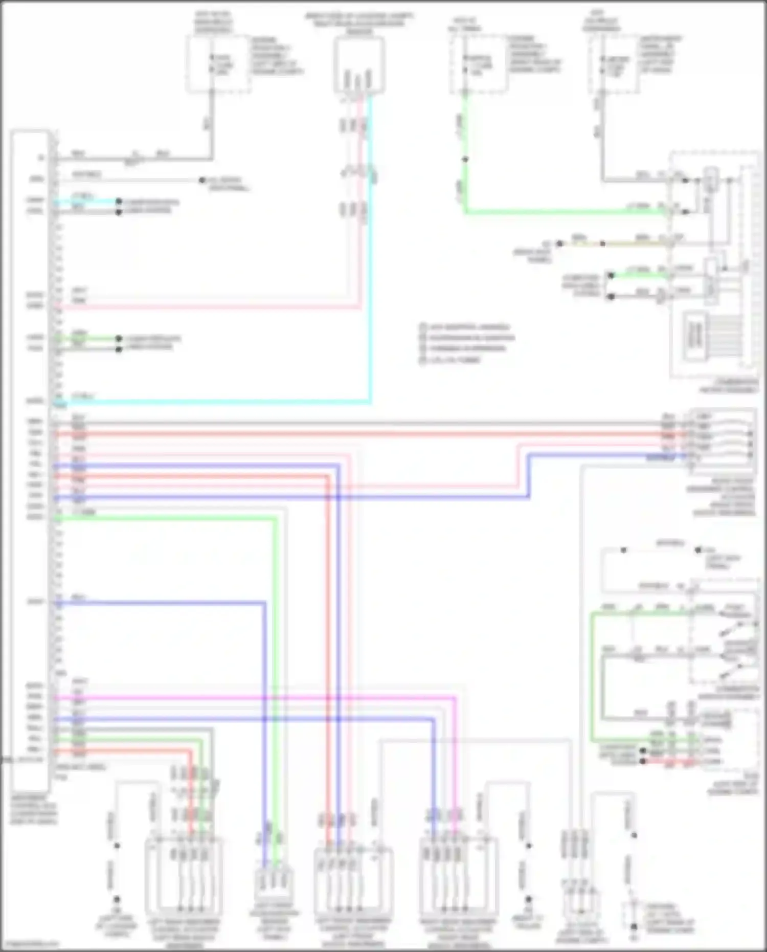 IS Lexus III facelift (2015-2020): Electronic suspension circuit