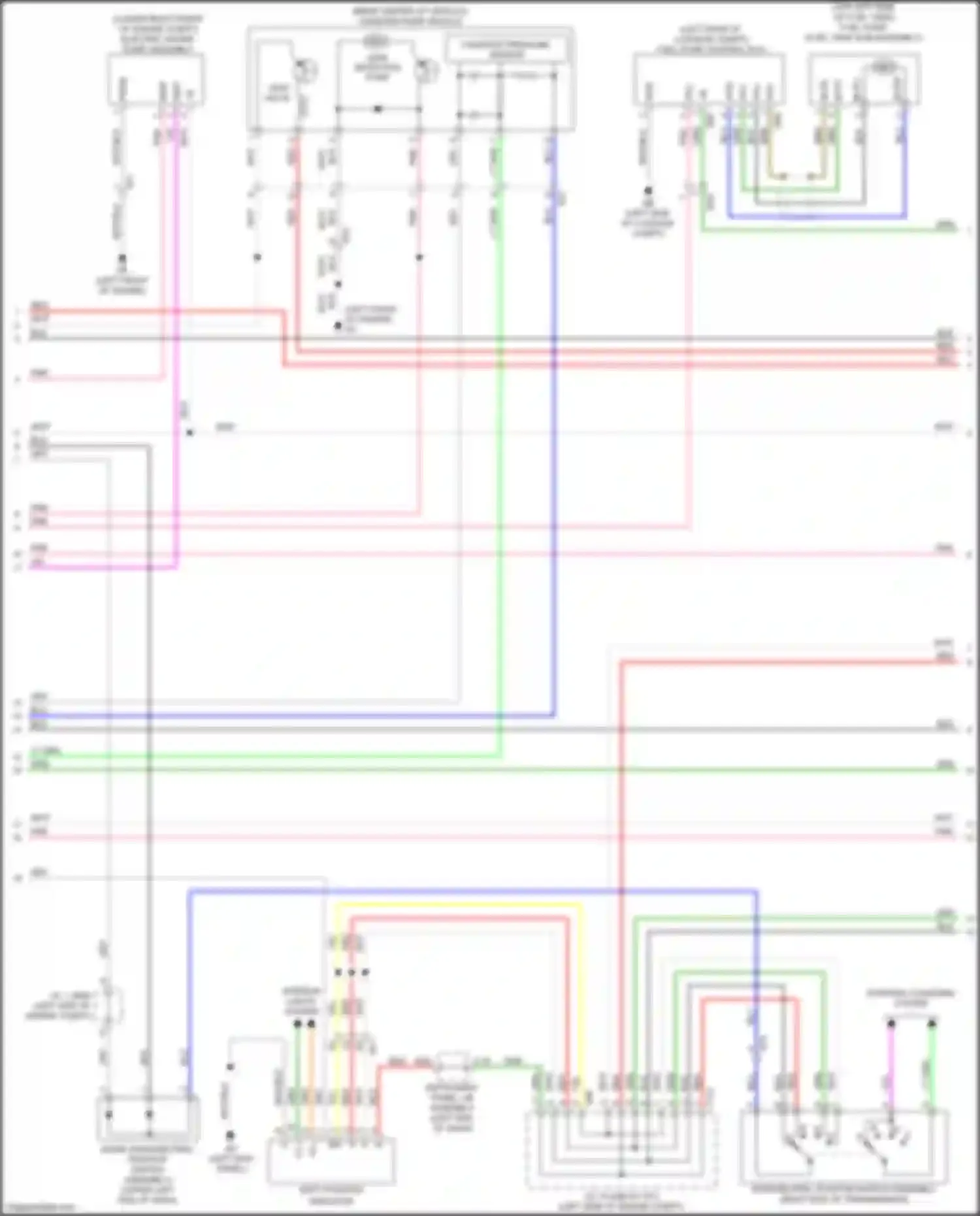 IS Lexus III facelift (2015-2020): Wiring diagram engine performance 2.0l turbo (3 of 9)
