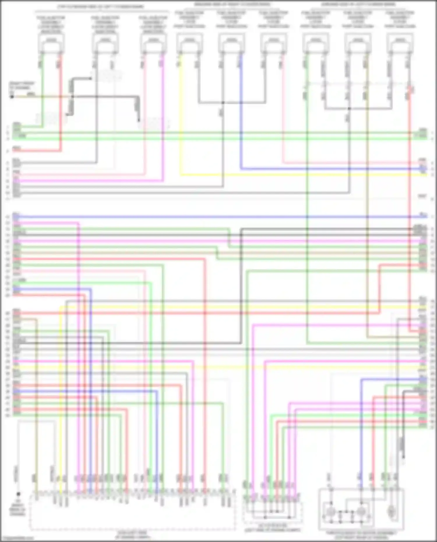 IS Lexus III facelift (2015-2020): Wiring diagram engine performance 3.5l (9 of 10)